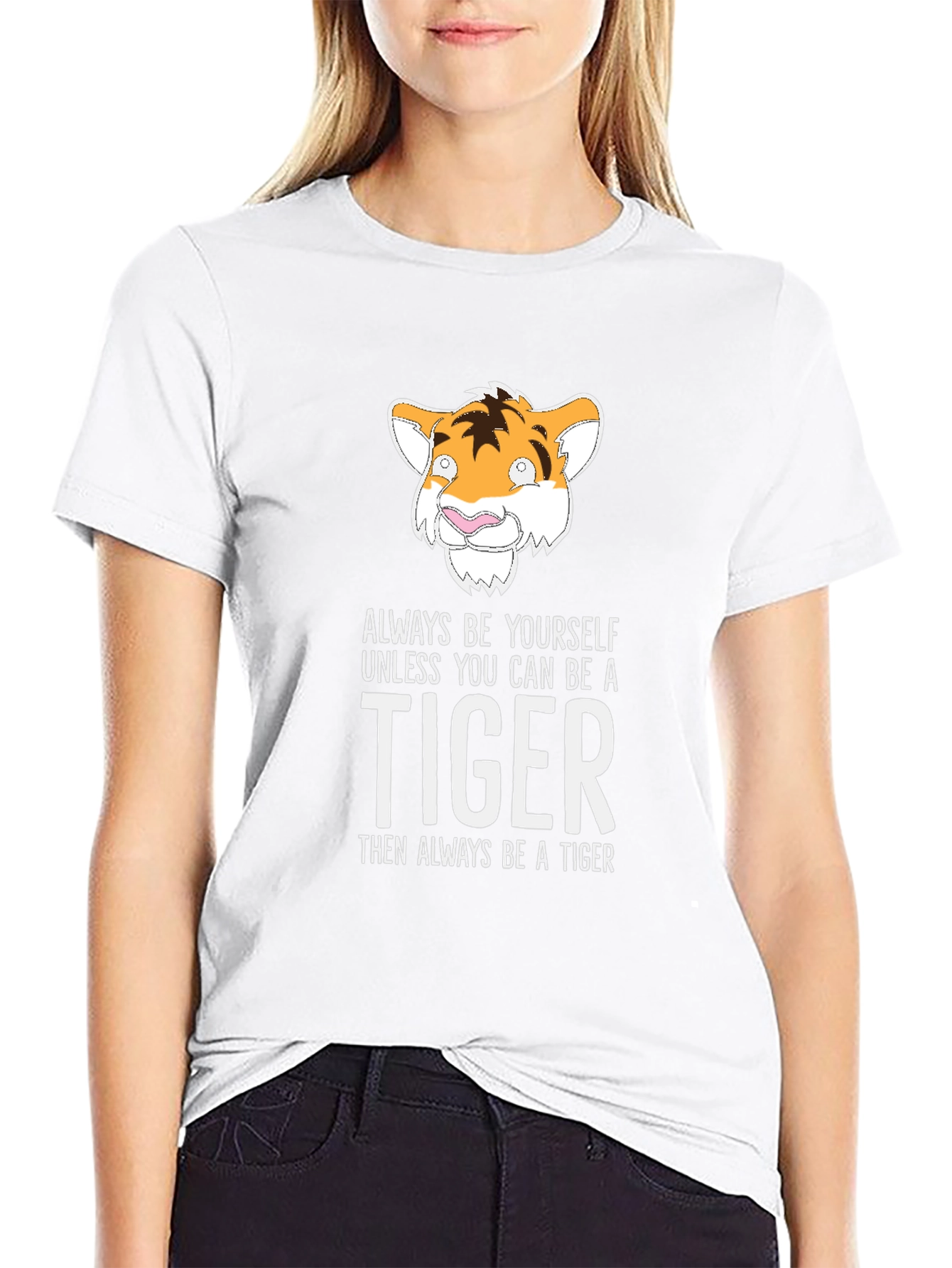 Tiger Graphic Tee: Always Be a Tiger