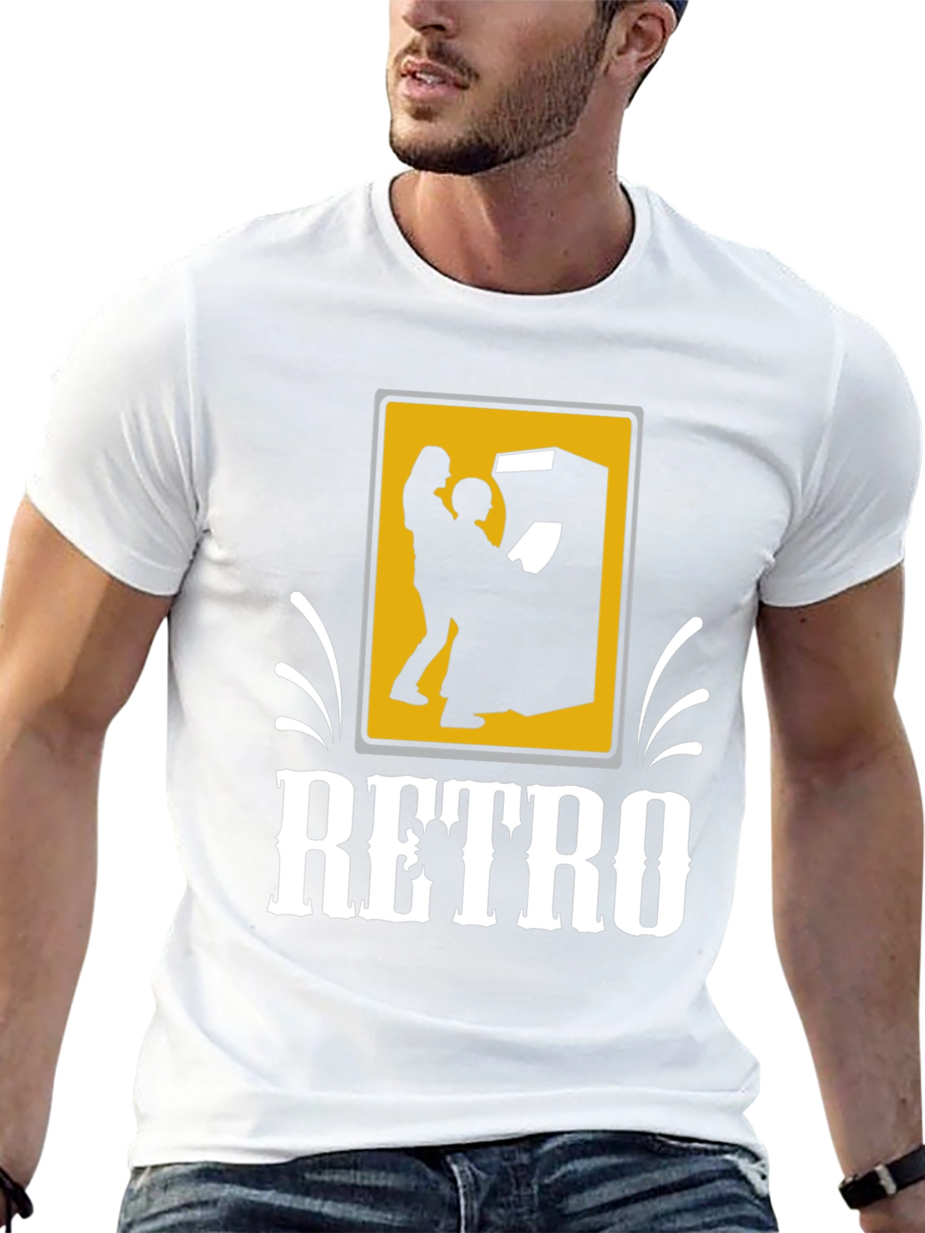 Retro Arcade Gamer T-Shirt - Black
