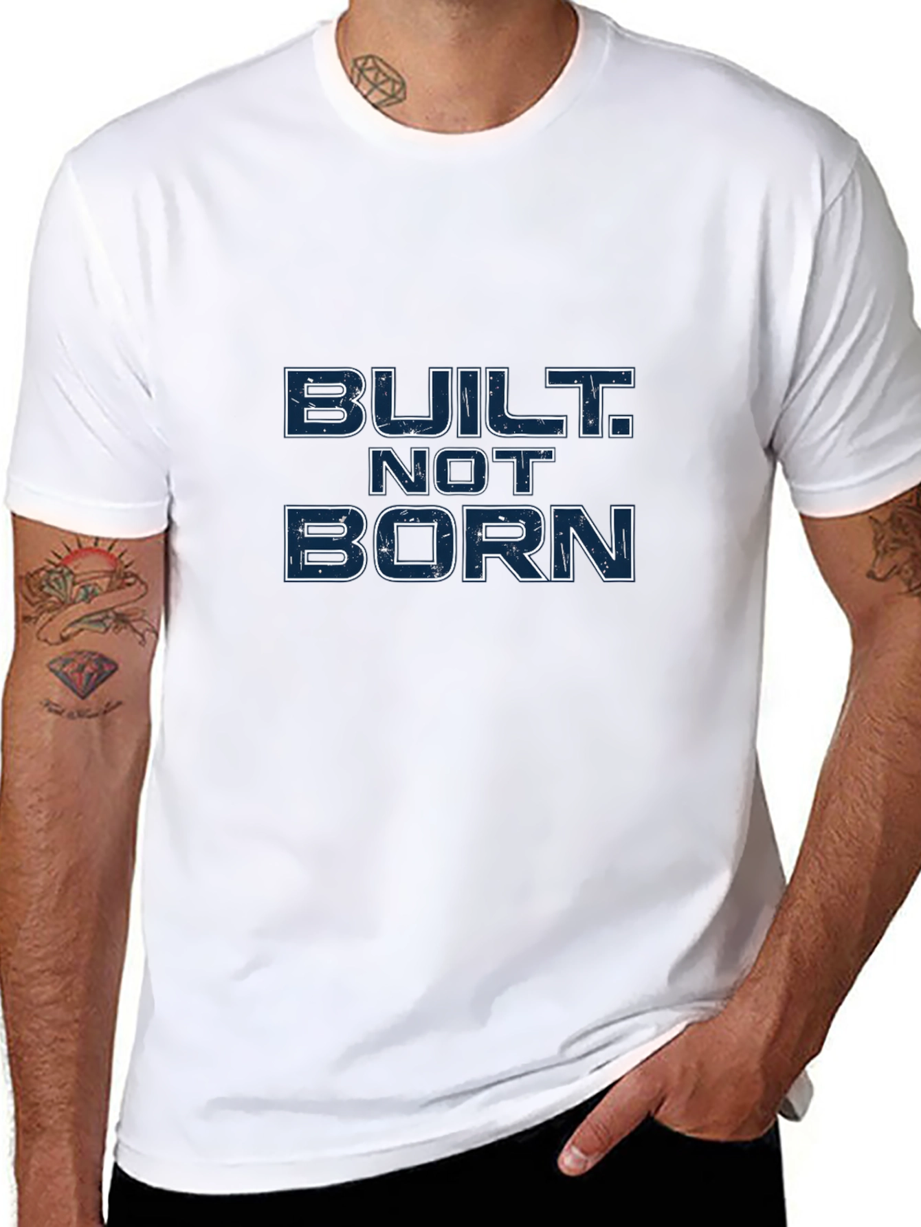 Built Not Born Graphic Tee - Black