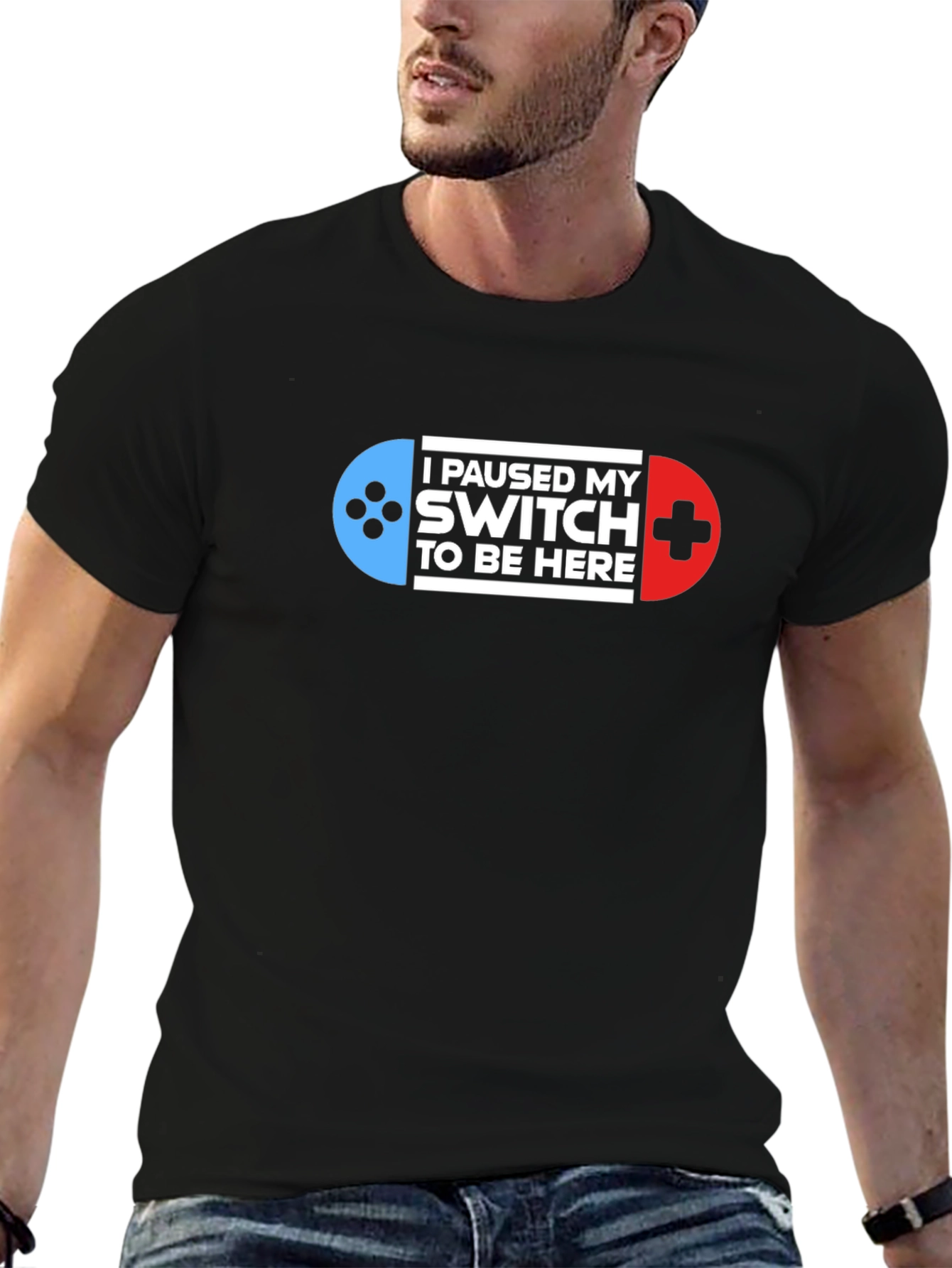 I Paused My Switch To Be Here Graphic Tee
