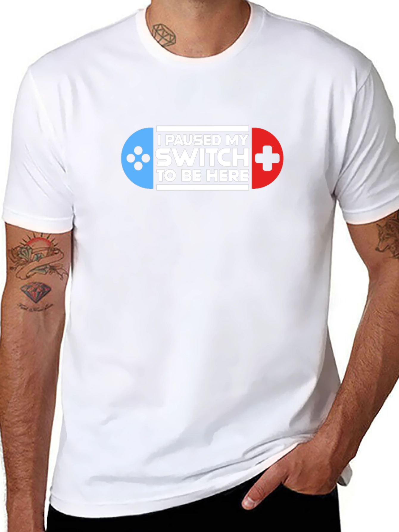 I Paused My Switch To Be Here Graphic Tee