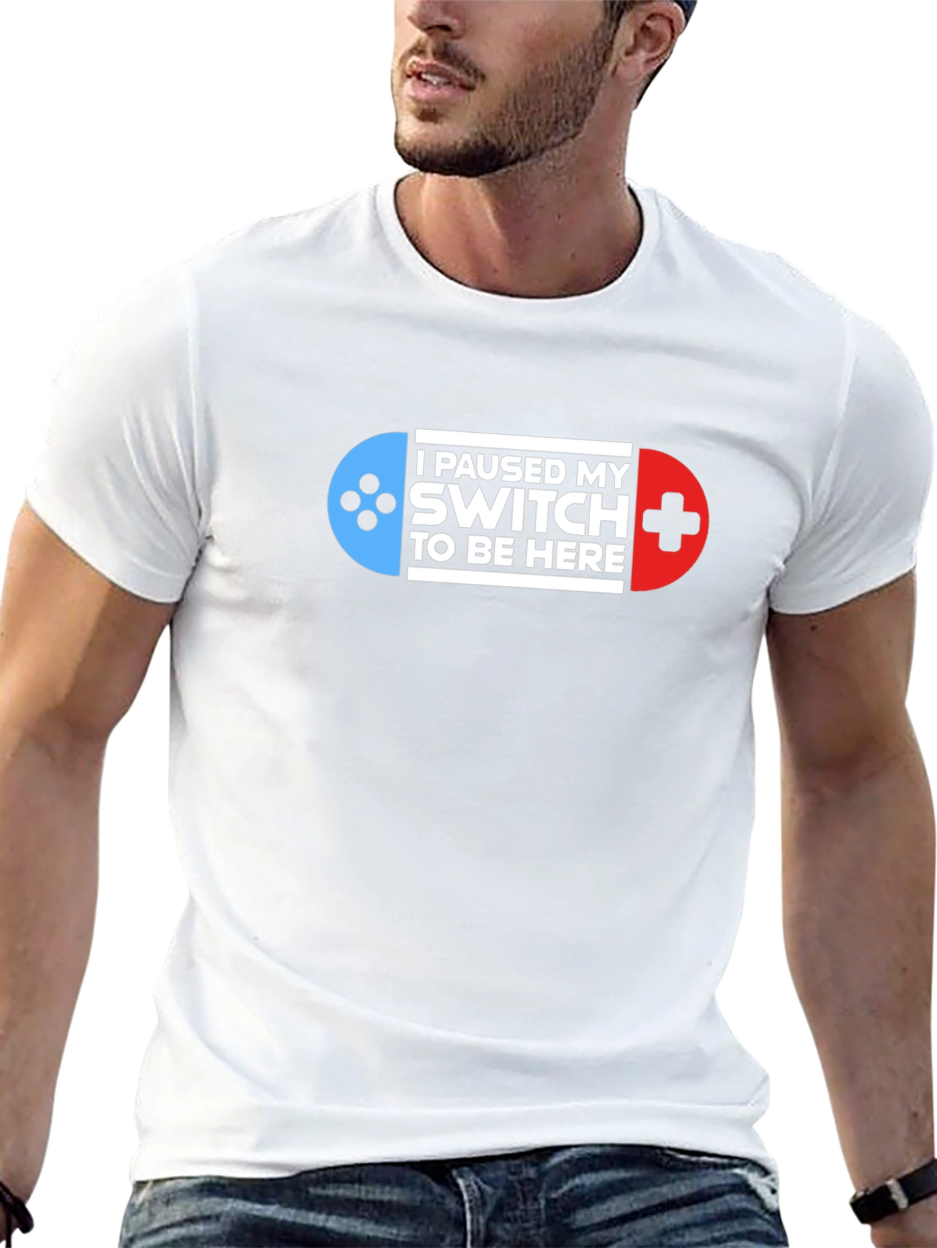 I Paused My Switch To Be Here Graphic Tee
