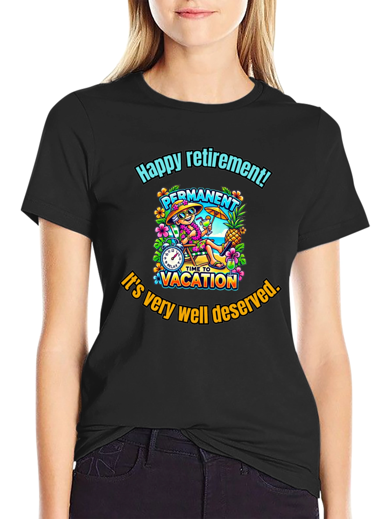 Happy Retirement T-Shirt - Permanent Vacation