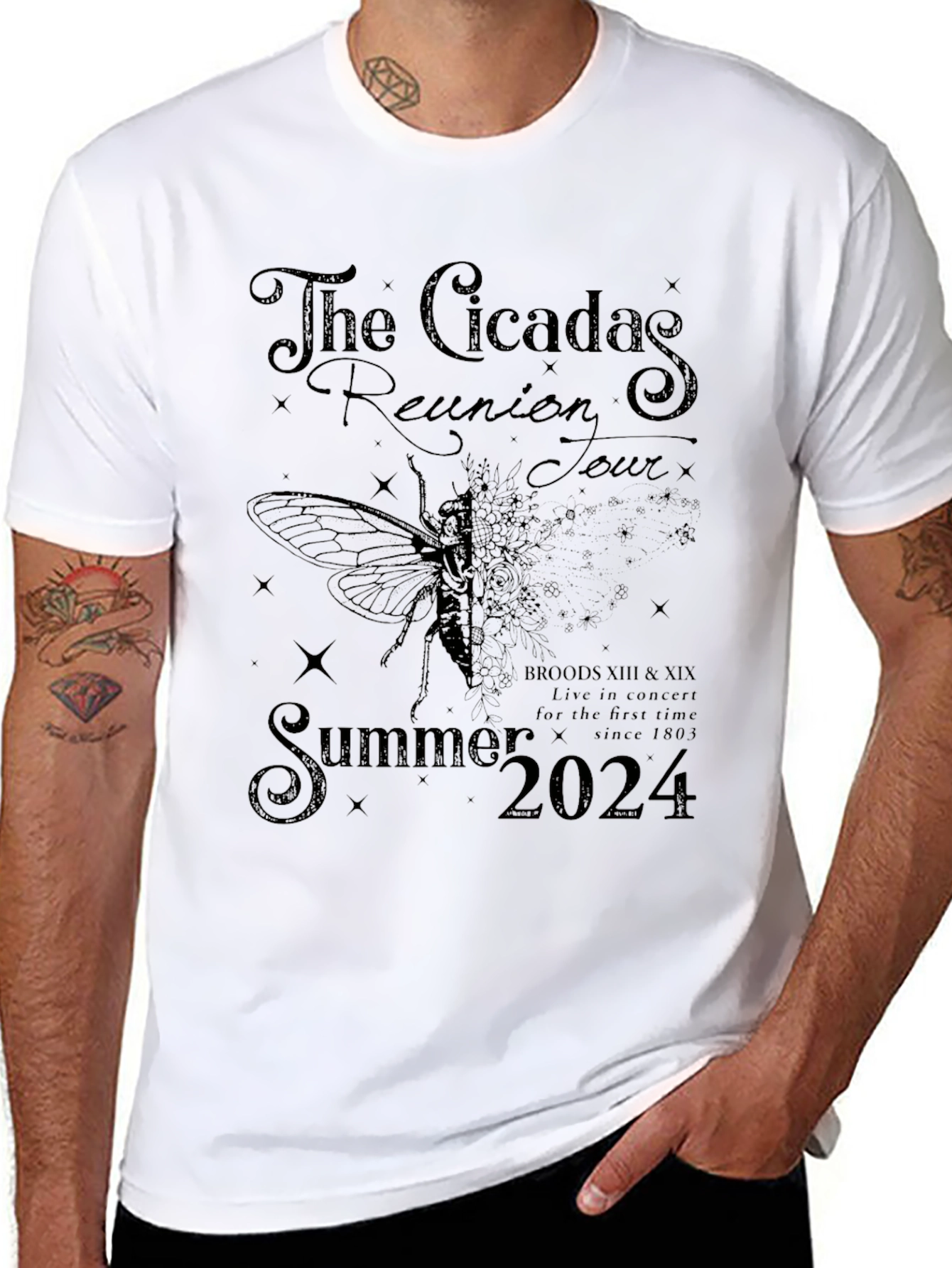 The Cicadas Reunion Tour Summer 2024 T-Shirt