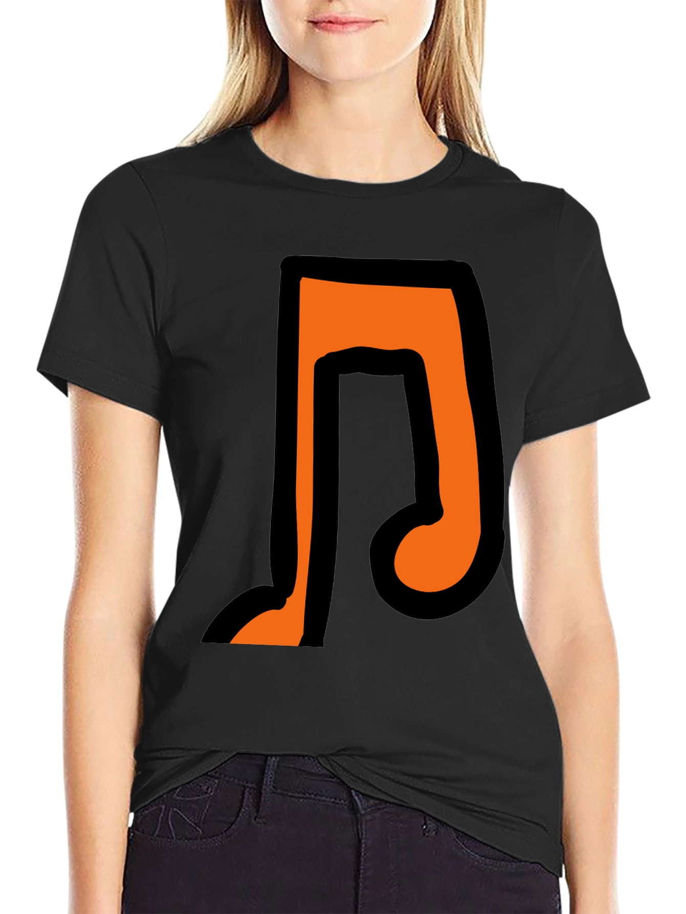 Music Note Graphic T-Shirt