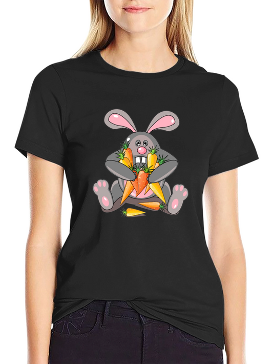 Bunny Carrots Graphic Tee Shirt