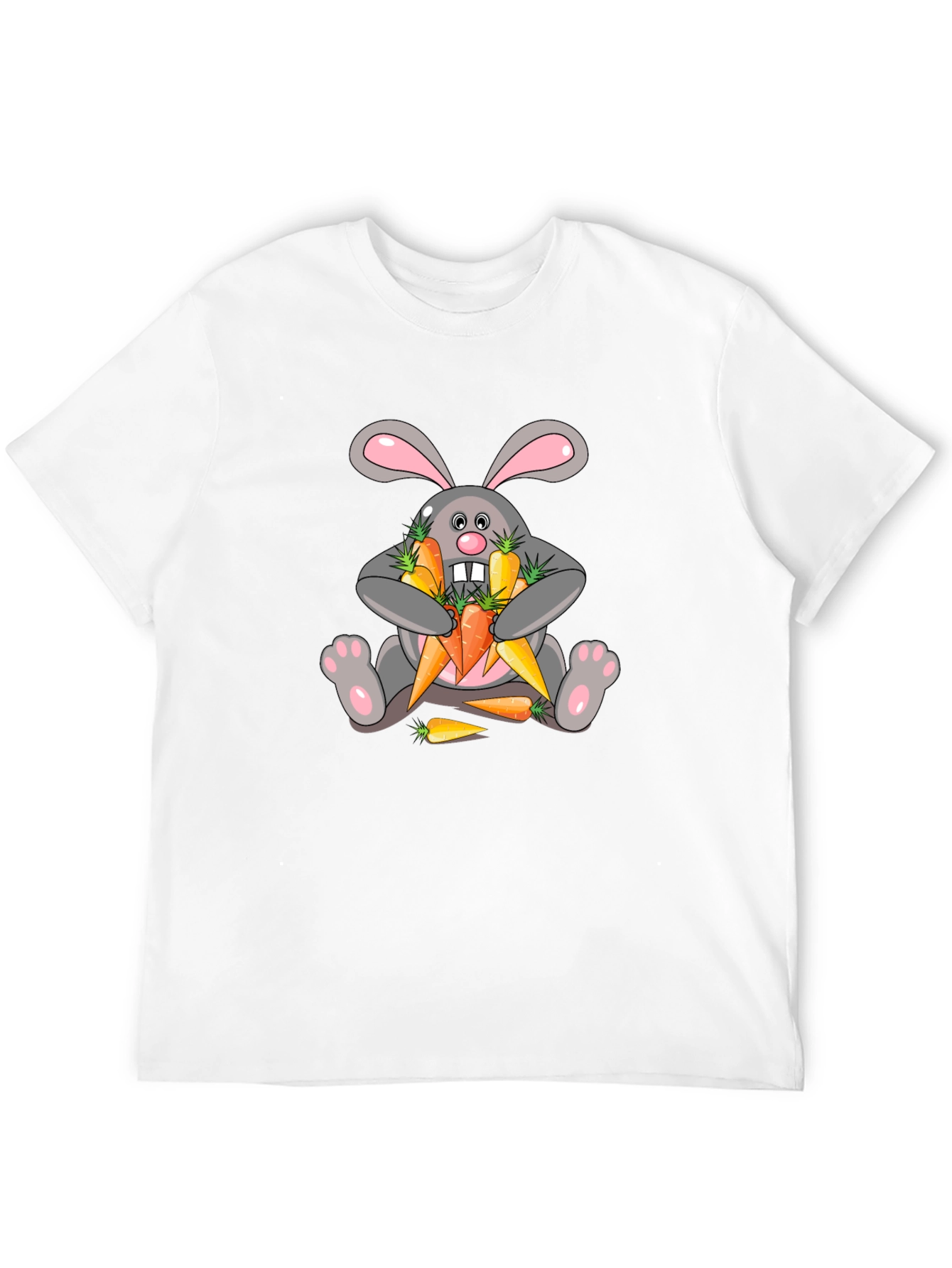 Bunny Carrots Graphic Tee Shirt