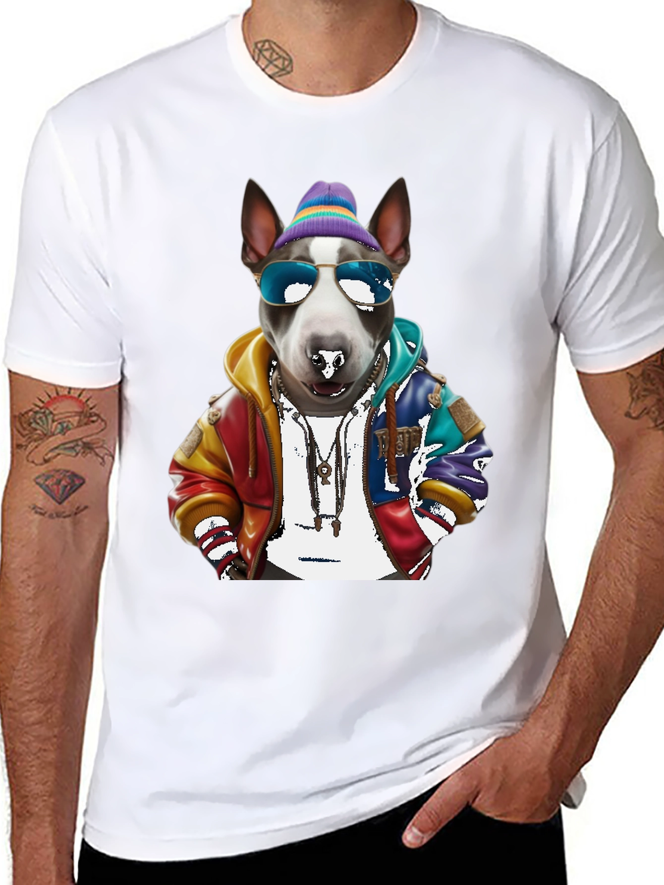 Bull Terrier Cool Graphic Tee
