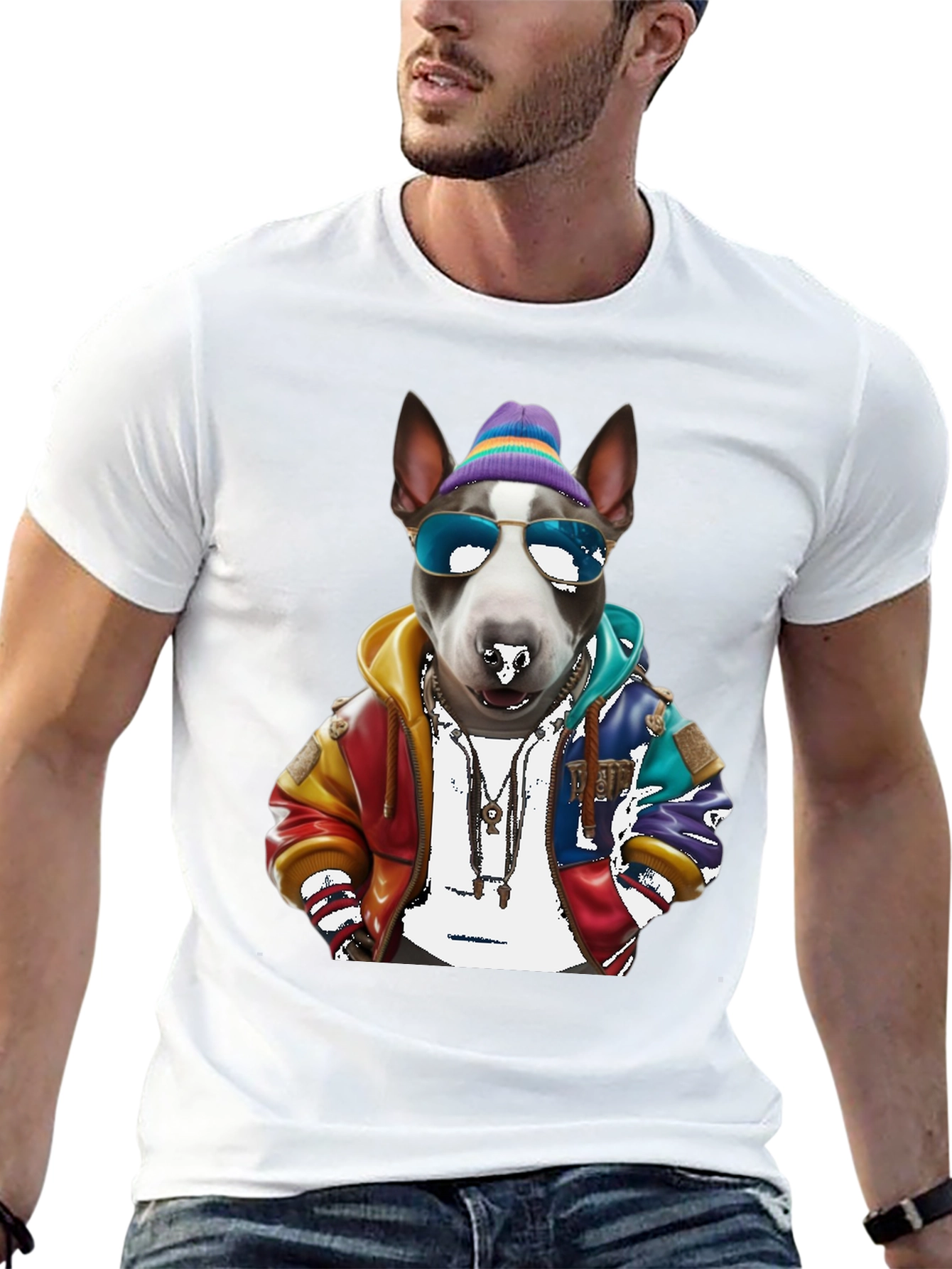 Bull Terrier Cool Graphic Tee