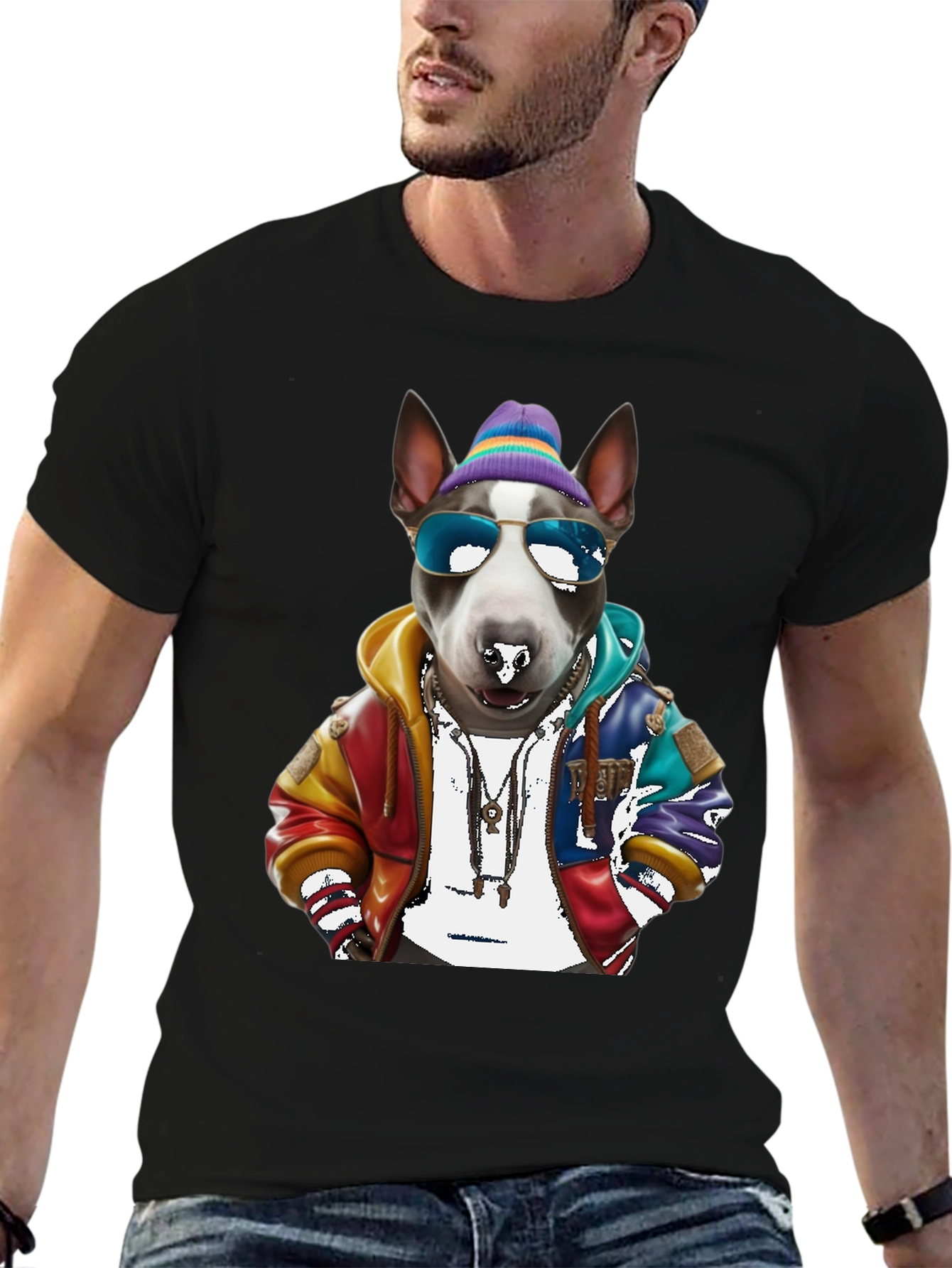 Bull Terrier Cool Graphic Tee
