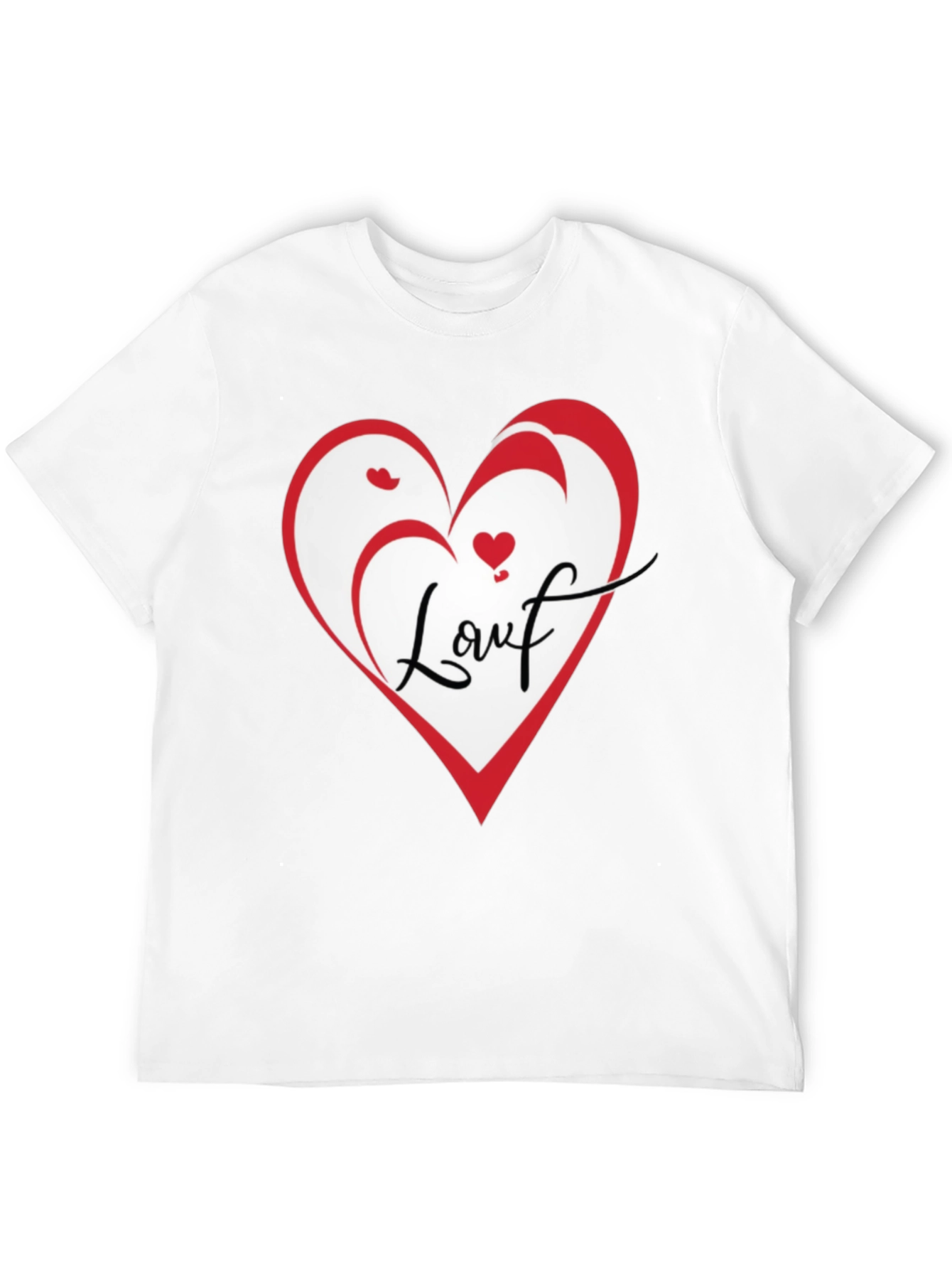 Love Heart Graphic T-Shirt - Stylish Casual Tee