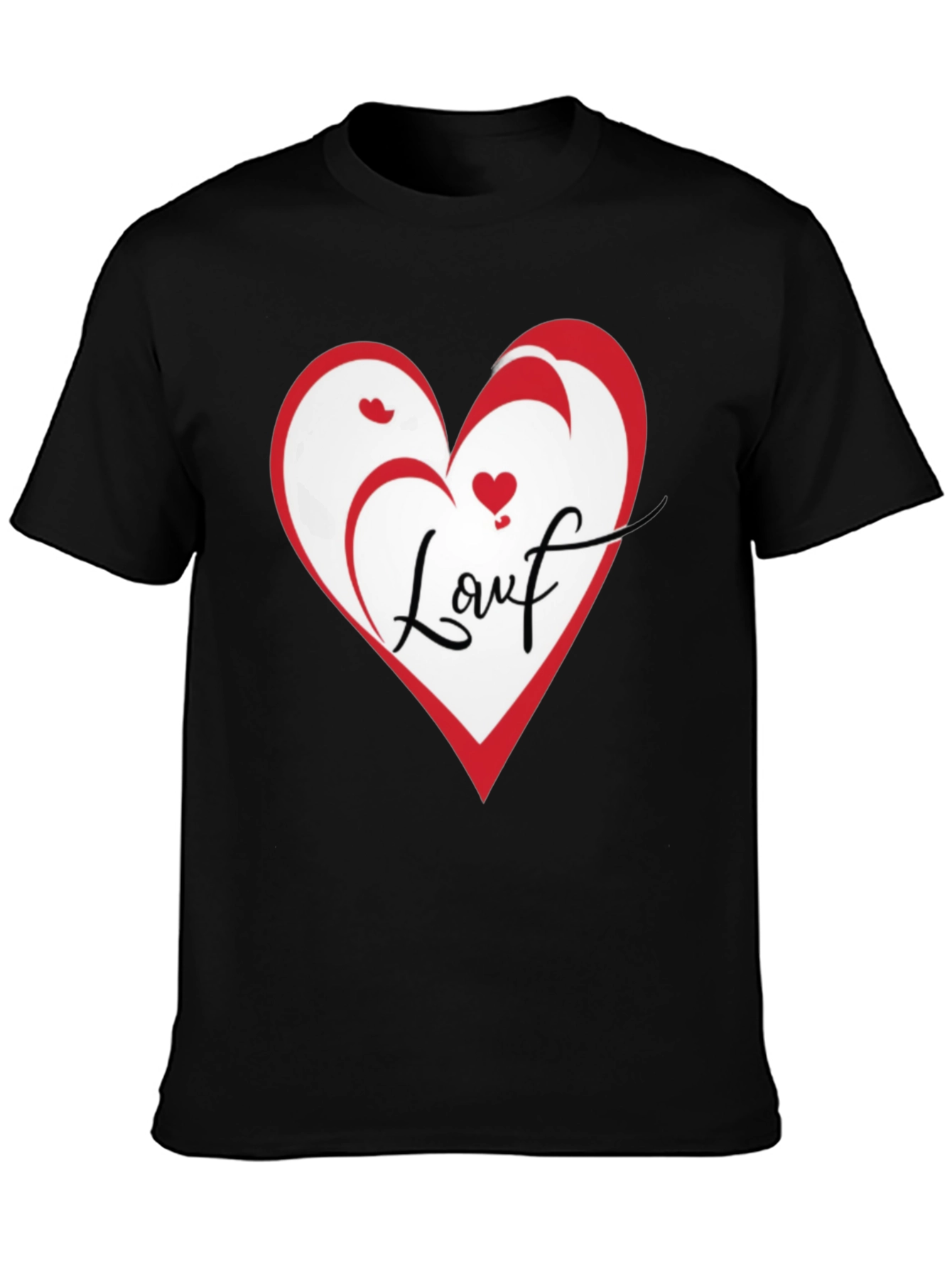 Love Heart Graphic T-Shirt - Stylish Casual Tee