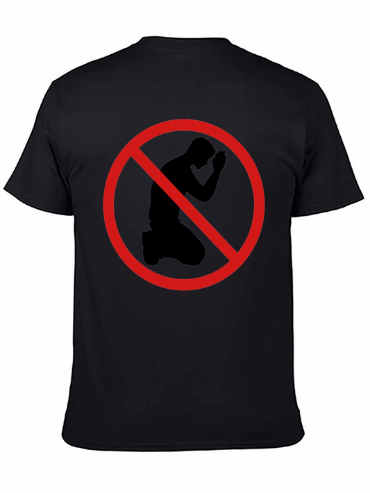 Black T-Shirt: No Kneeling Graphic Tee