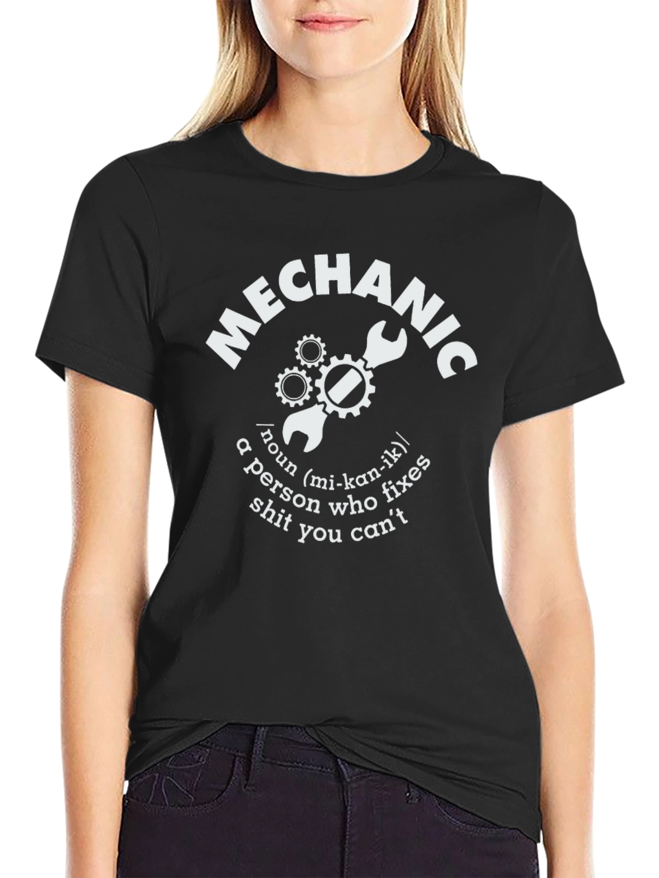 Mechanic Definition T-Shirt - Fixes What You Cant!