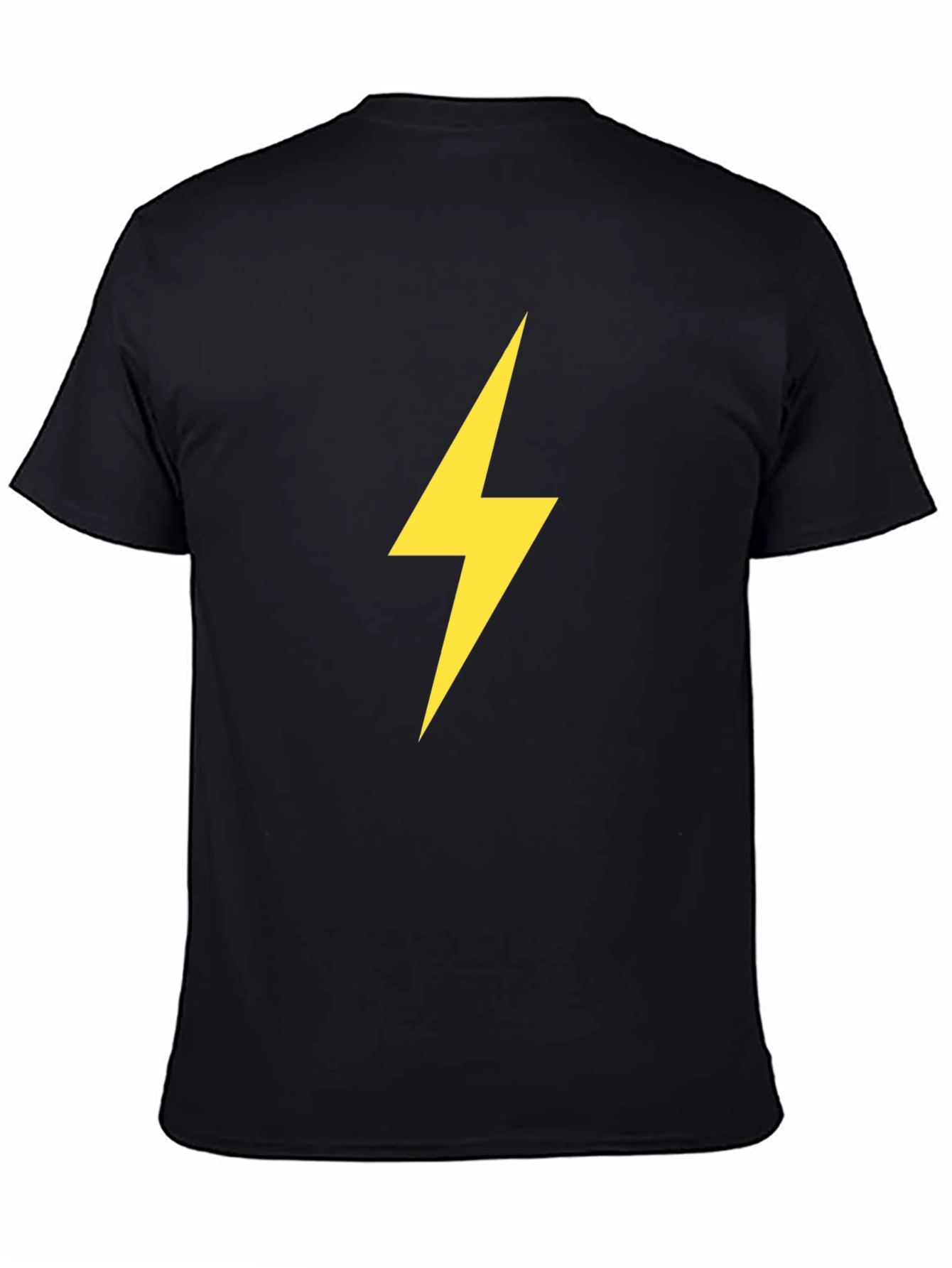 Electric Bolt Tee - Black Cotton Comfort