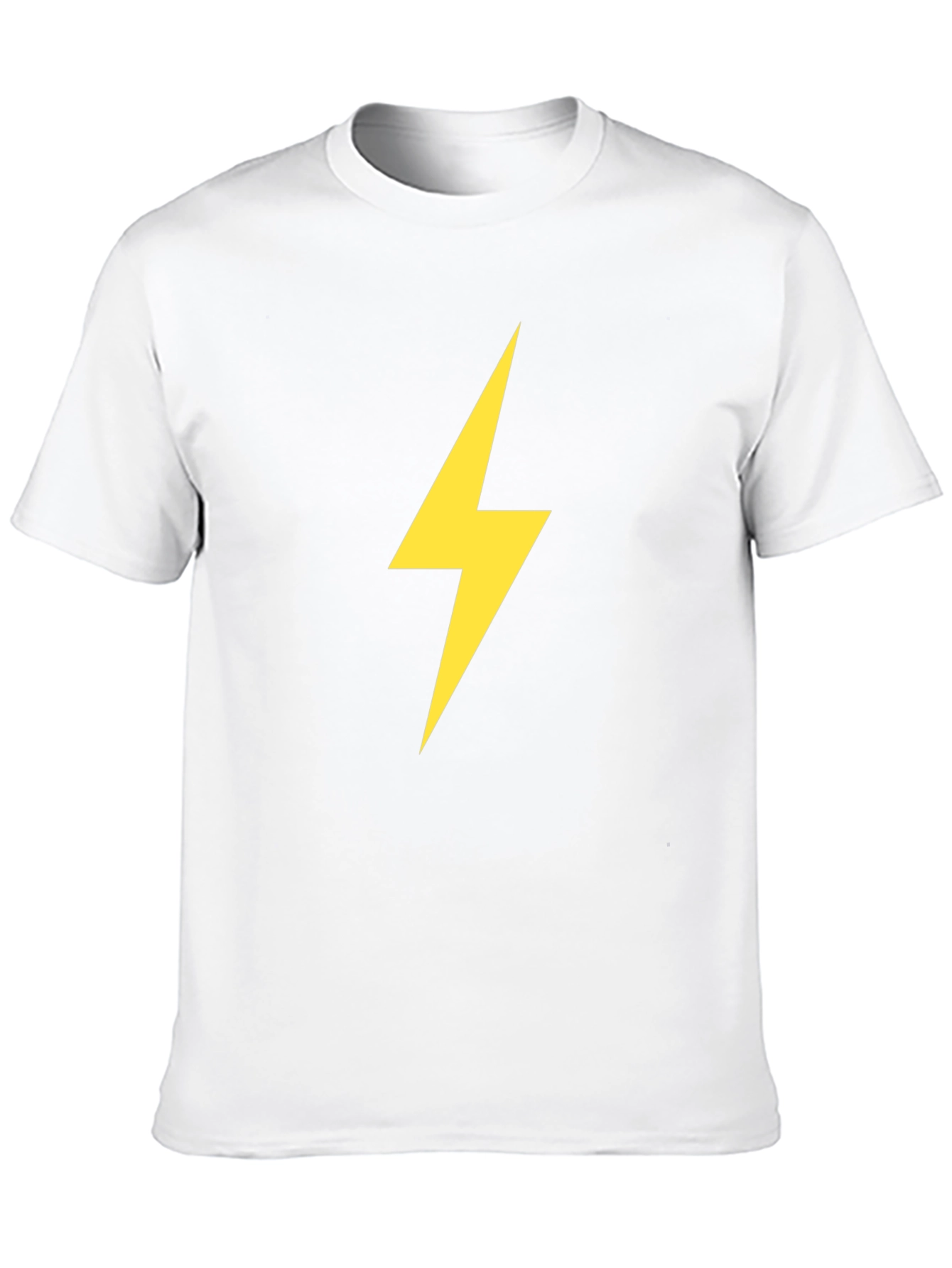 Electric Bolt Tee - Black Cotton Comfort