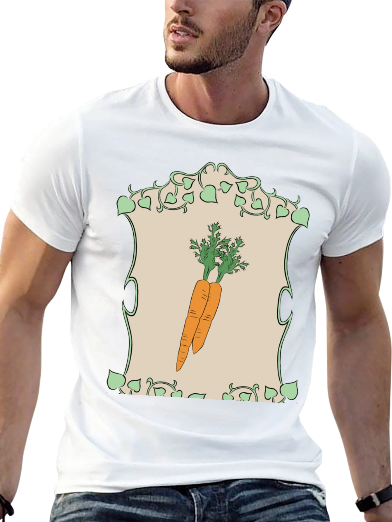 Carrot Graphic T-Shirt - Vegetable Lover Apparel