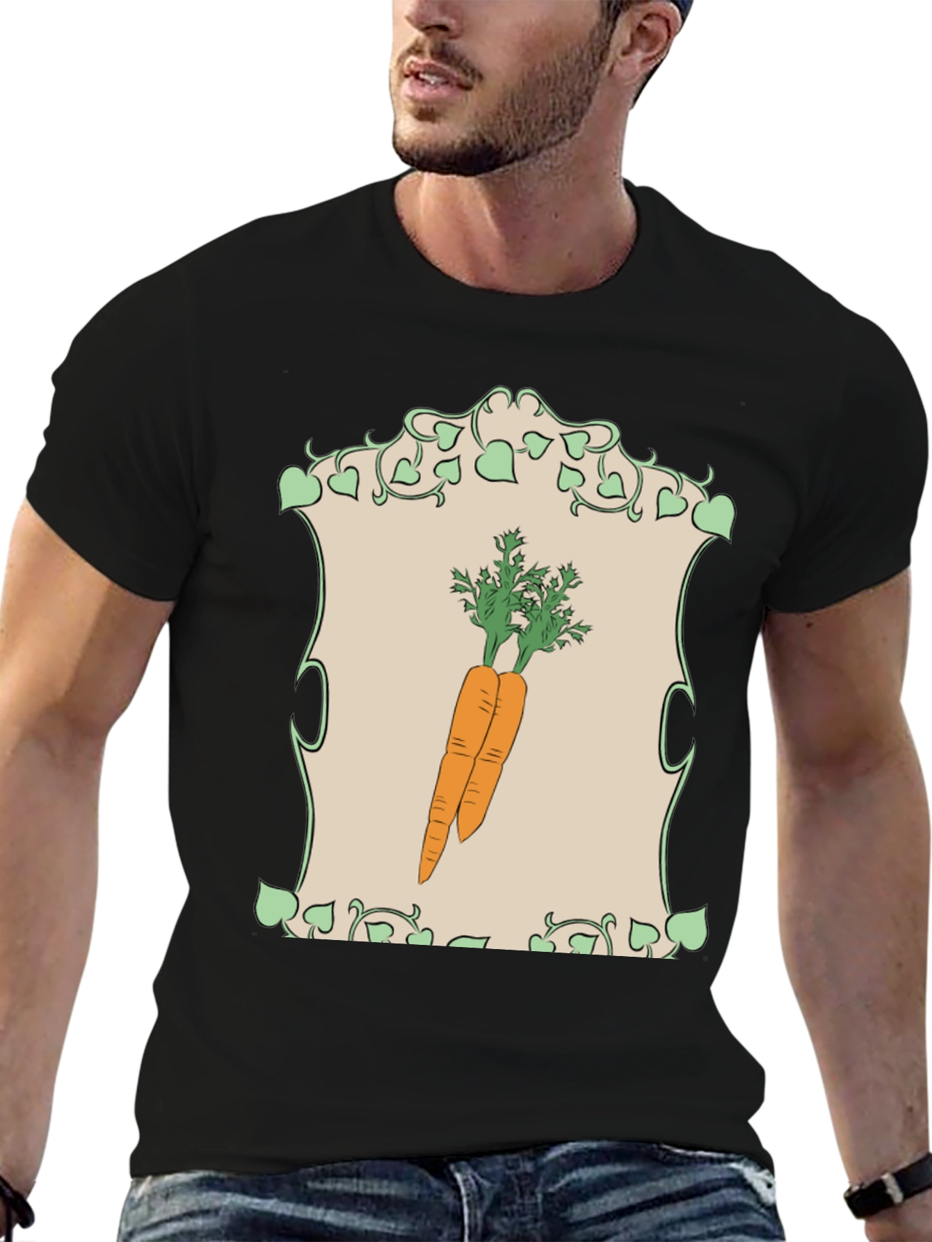Carrot Graphic T-Shirt - Vegetable Lover Apparel