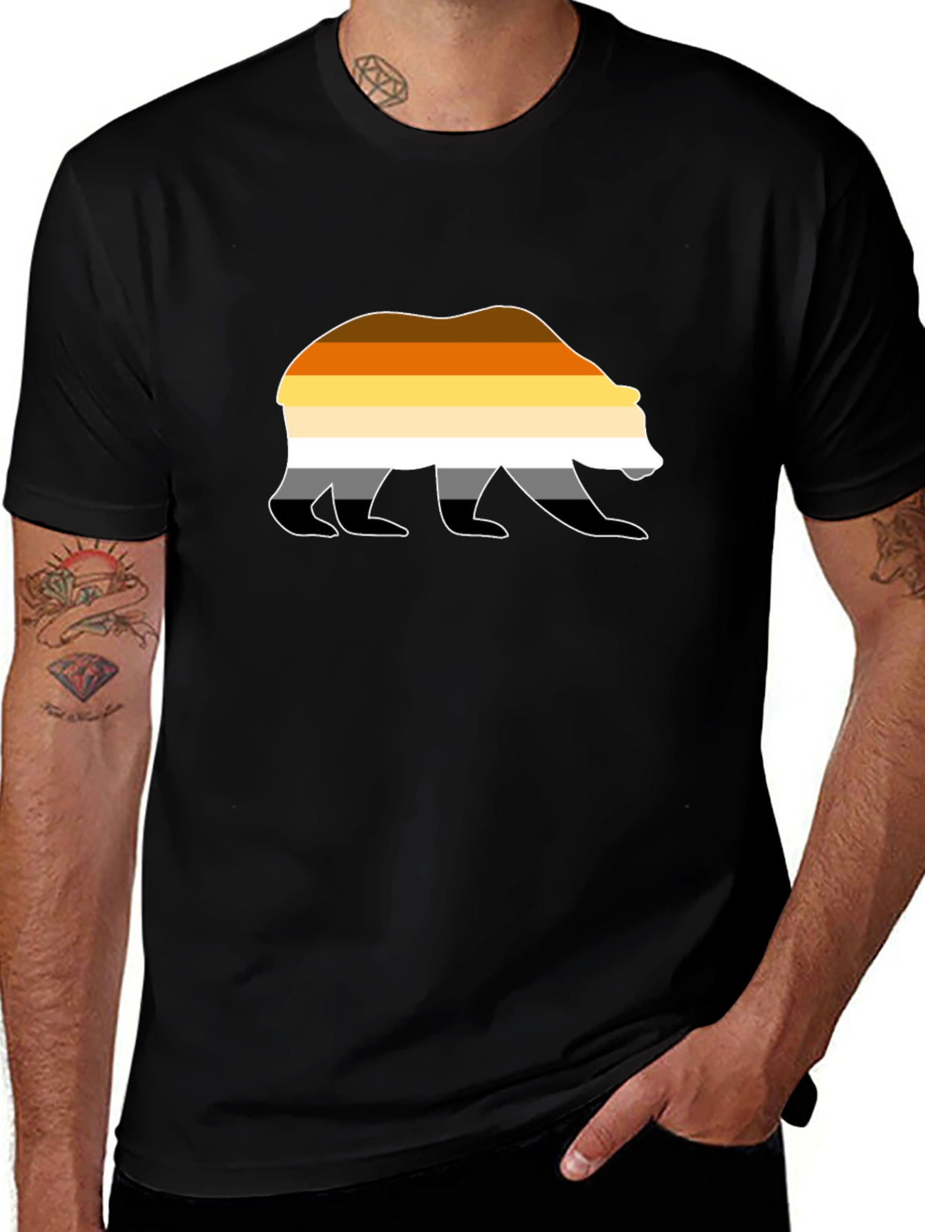 Bear Pride T-Shirt - Black
