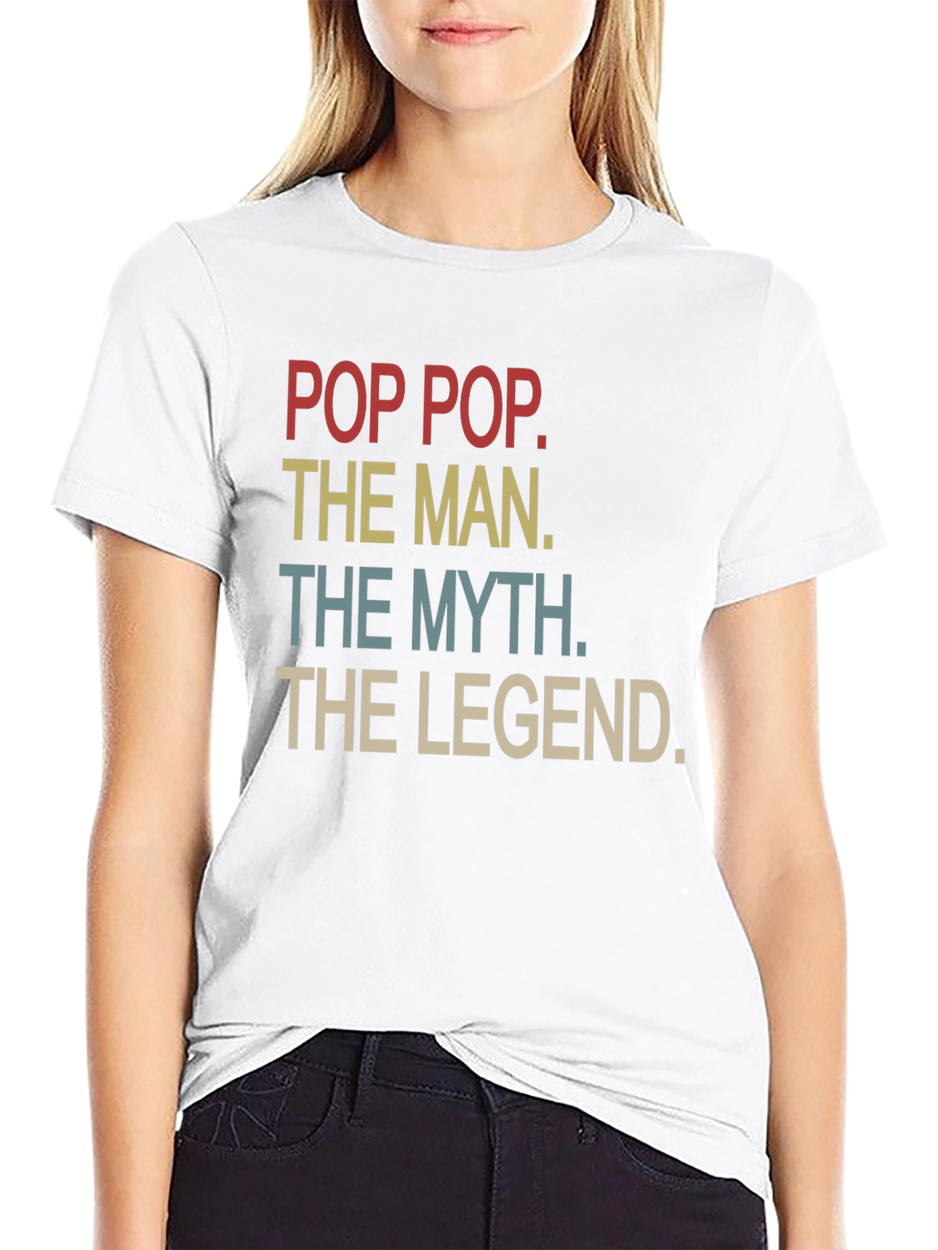 Pop Pop The Man Myth Legend Graphic T-Shirt