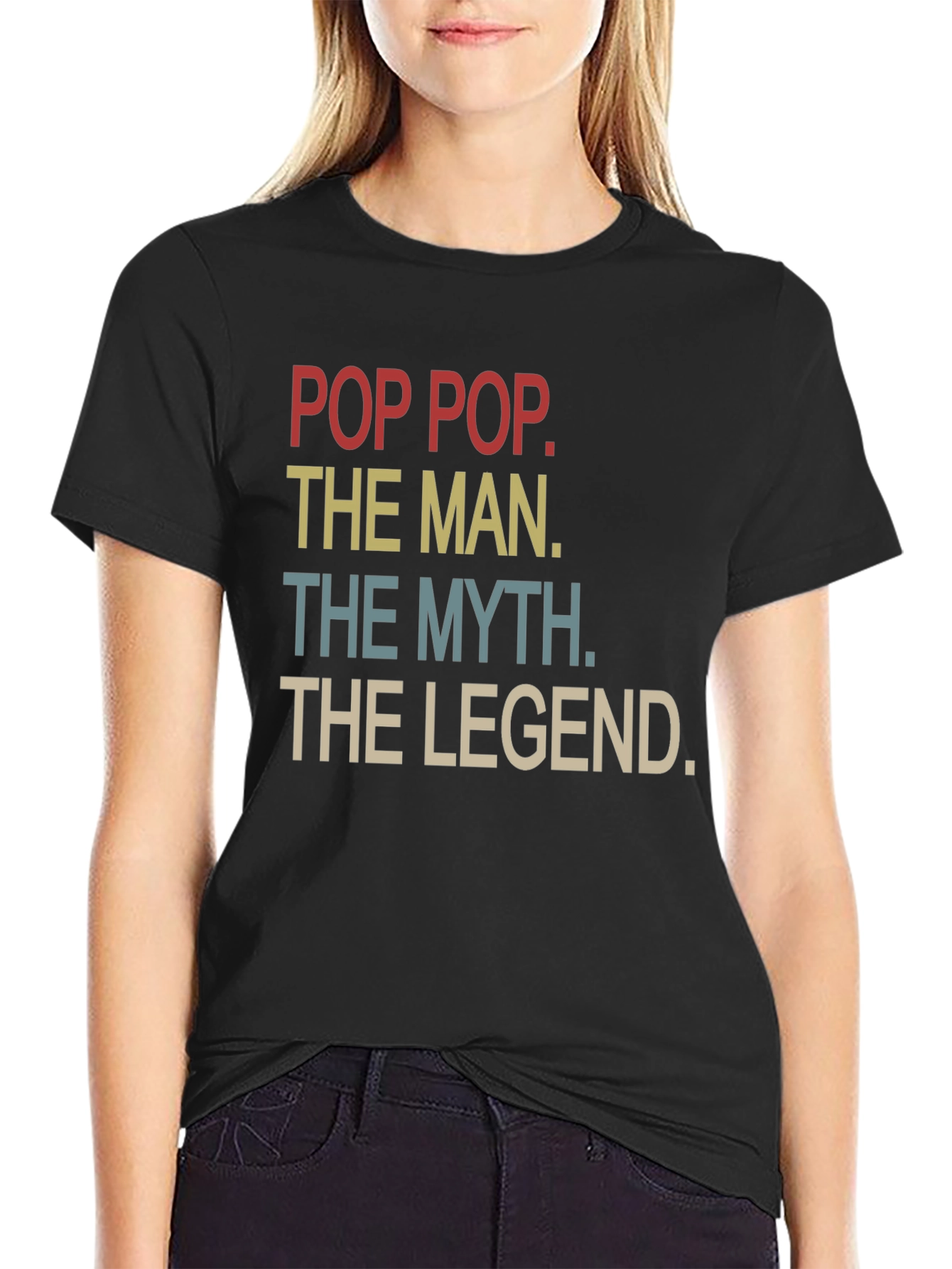 Pop Pop The Man Myth Legend Graphic T-Shirt