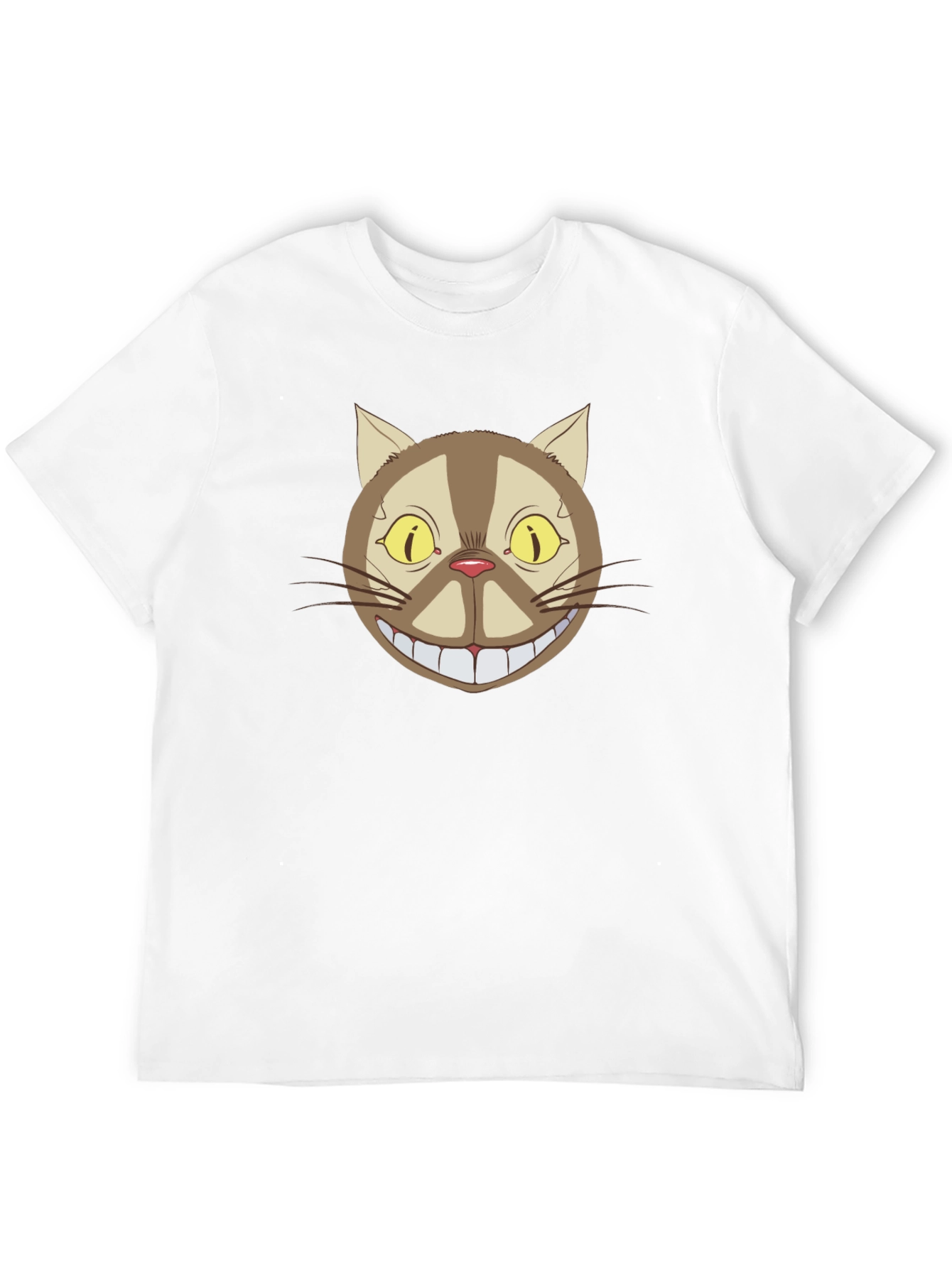 Cheshire Cat Graphic Tee - Classic Cartoon Style