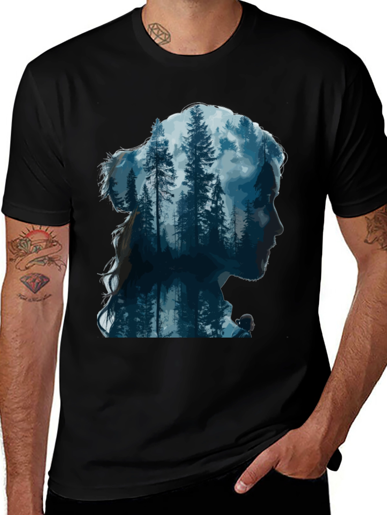 Nature Portrait Graphic Tee