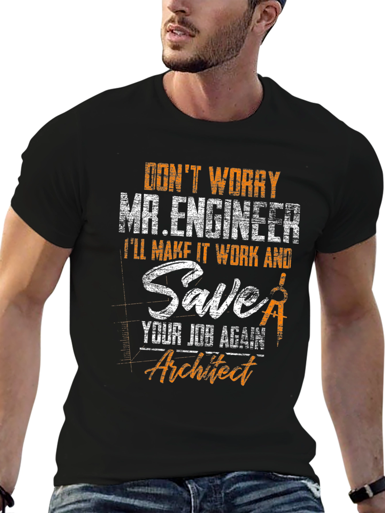 Engineer vs Architect Graphic Tee
