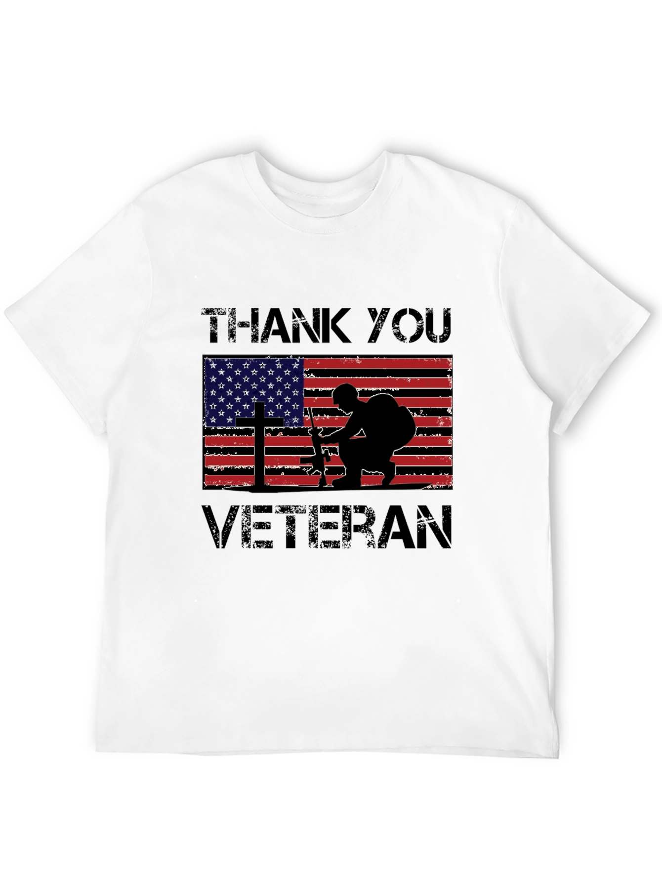 Thank You Veteran T-Shirt - Patriotic Design