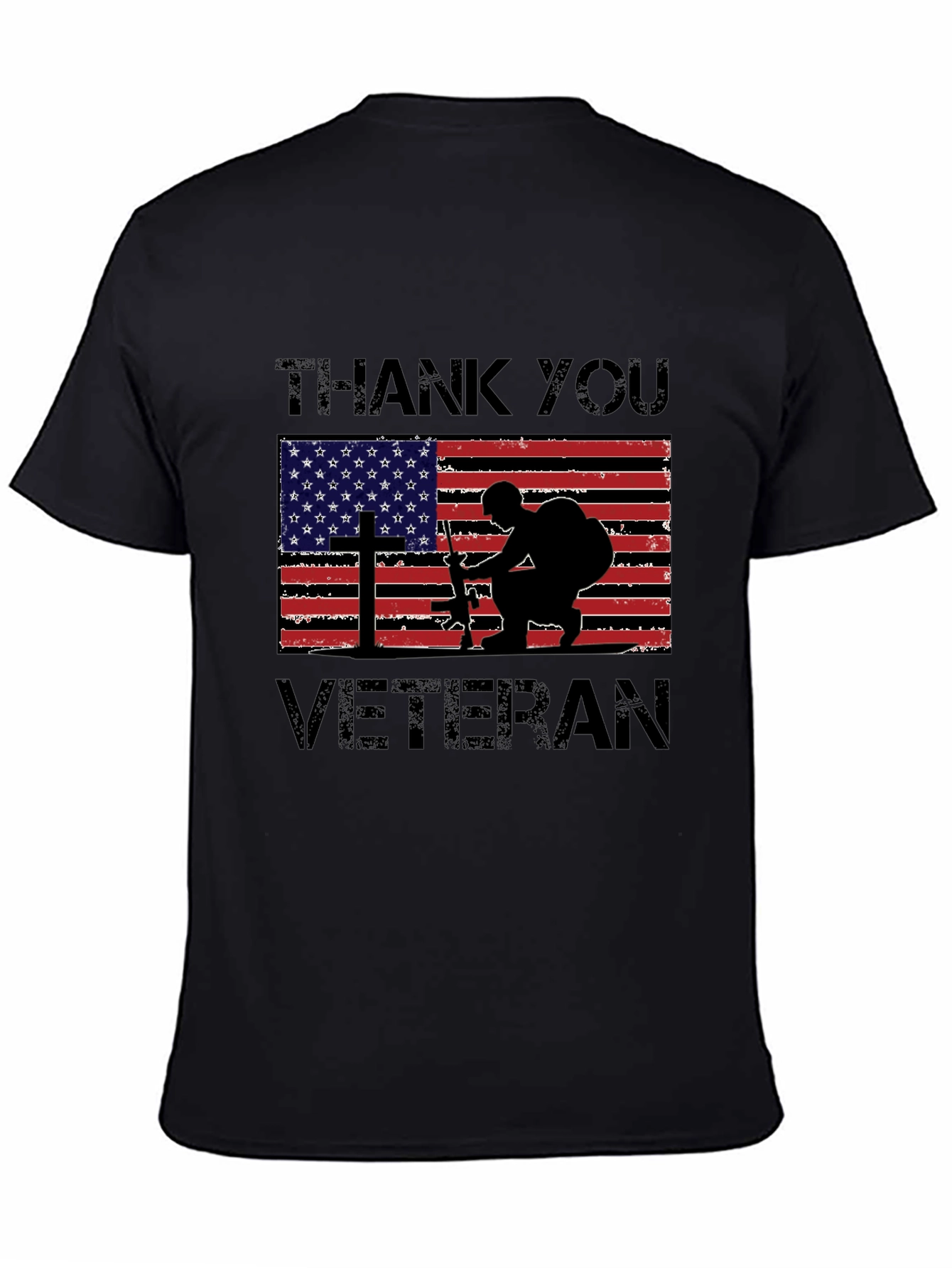 Thank You Veteran T-Shirt - Patriotic Design