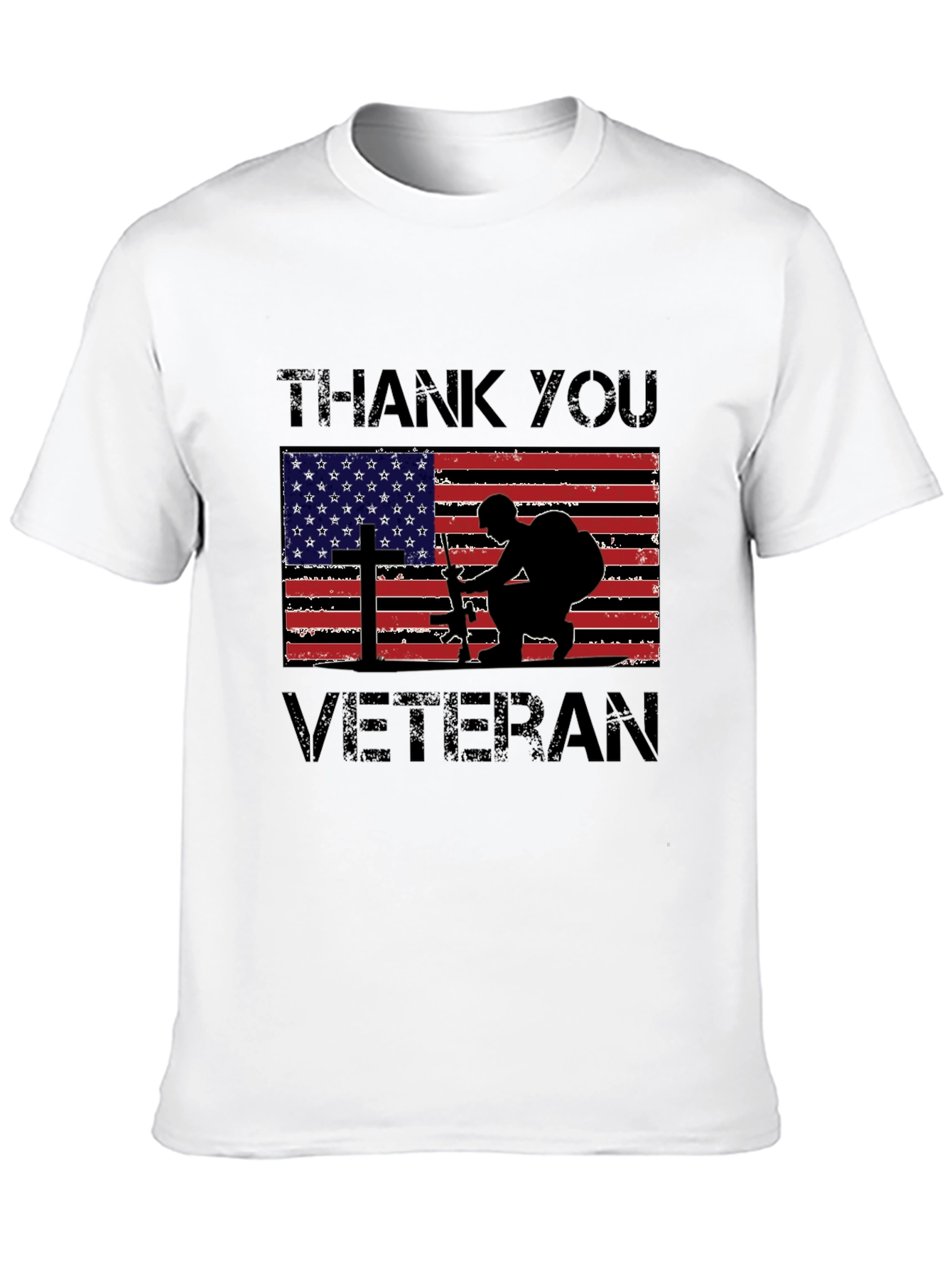 Thank You Veteran T-Shirt - Patriotic Design