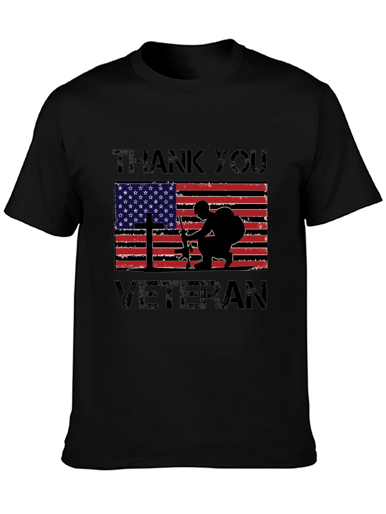 Thank You Veteran T-Shirt - Patriotic Design