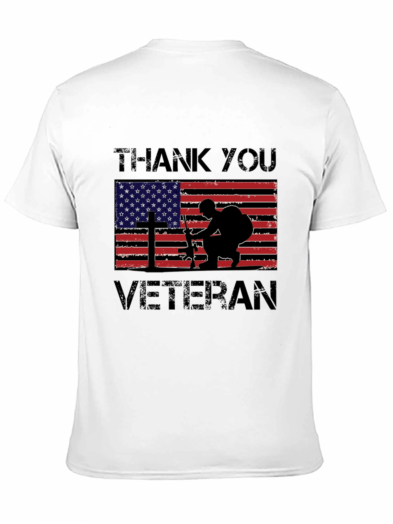 Thank You Veteran T-Shirt - Patriotic Design