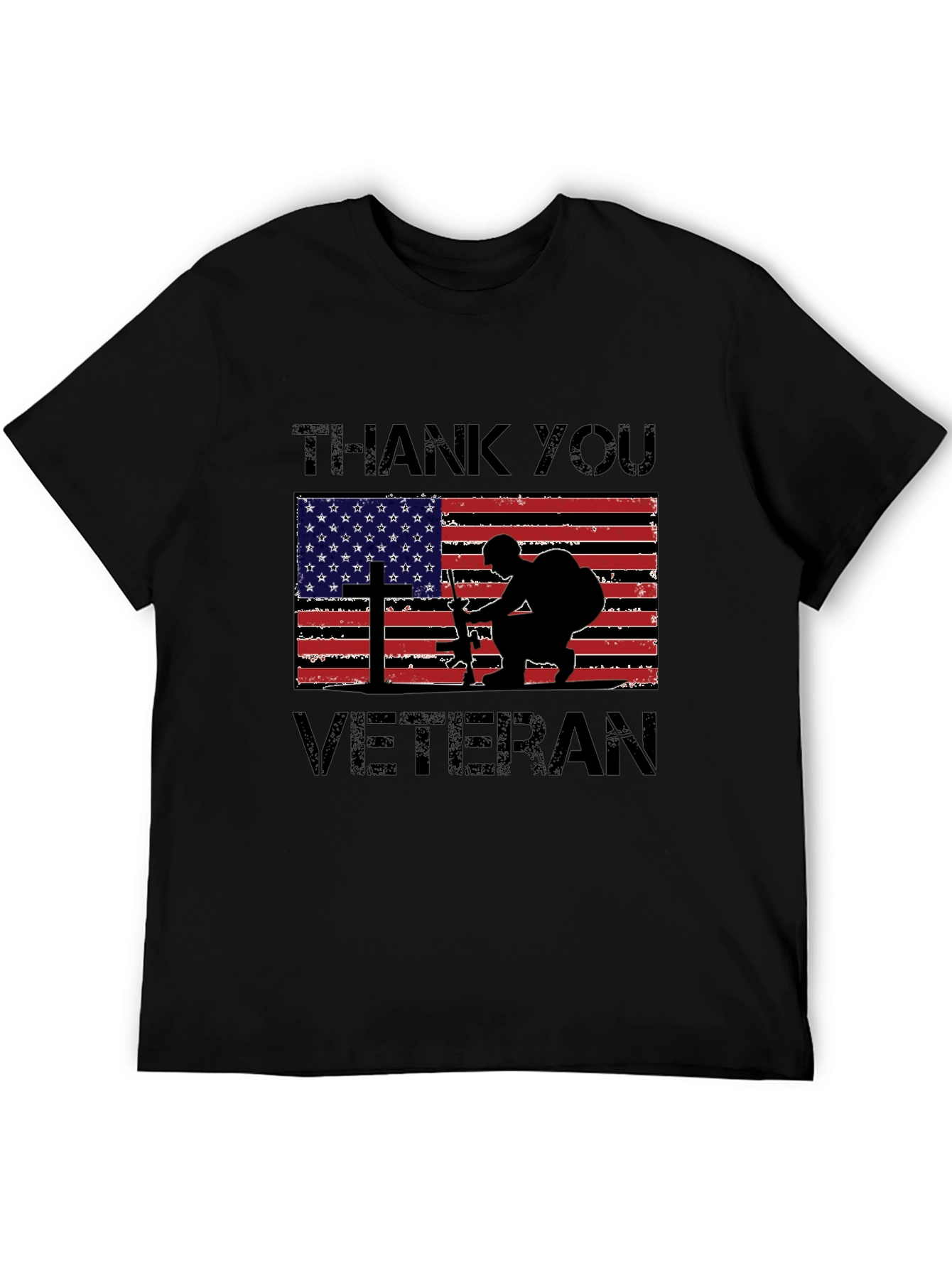 Thank You Veteran T-Shirt - Patriotic Design
