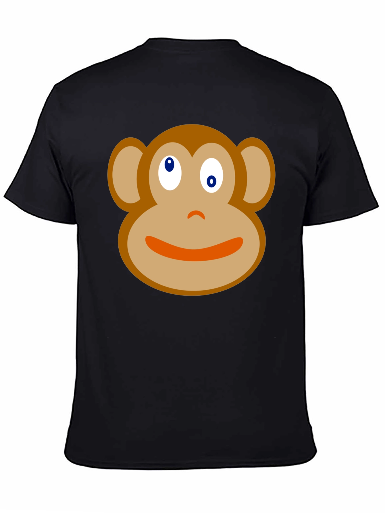 Monkey Face Graphic Tee - Soft Cotton Blend