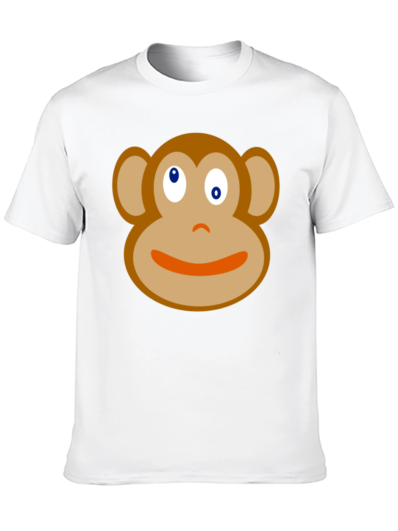 Monkey Face Graphic Tee - Soft Cotton Blend