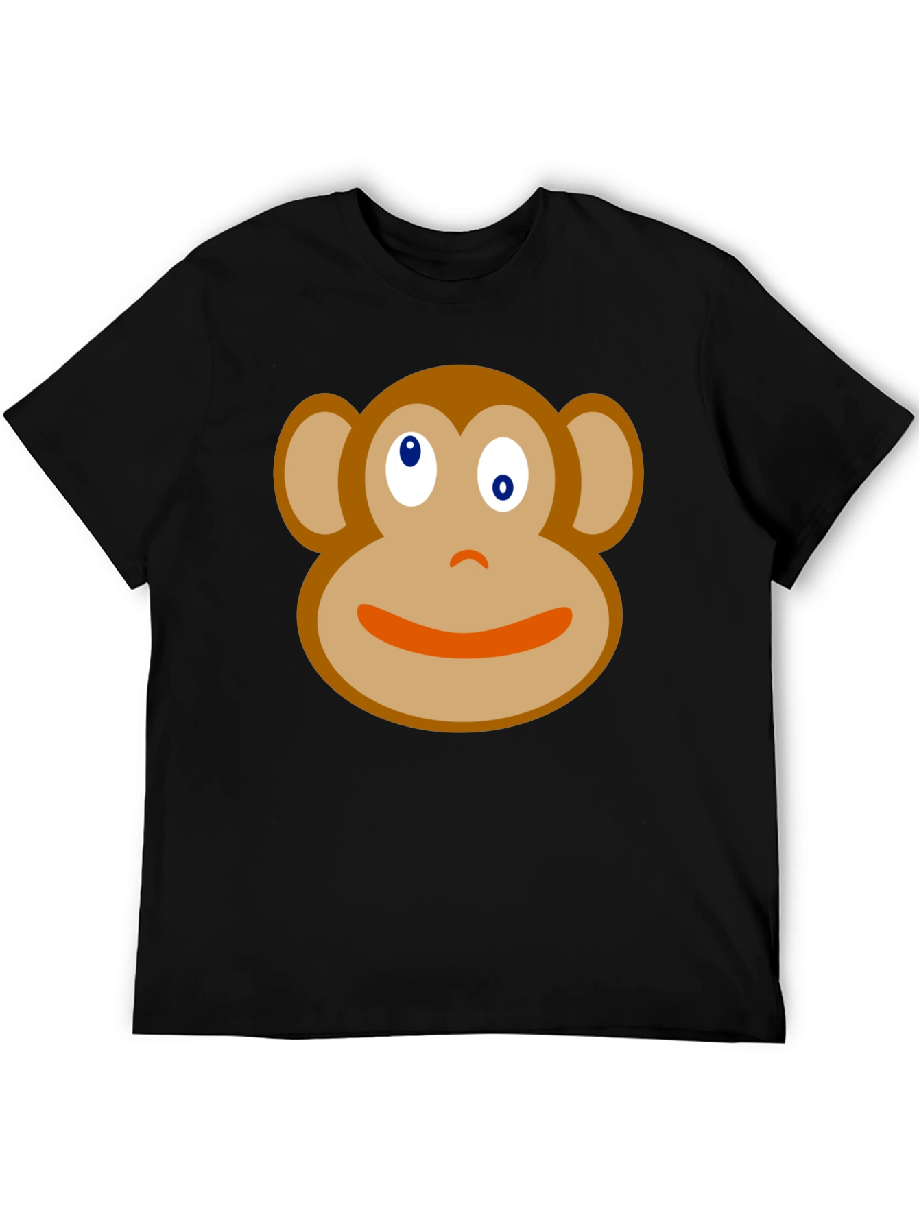 Monkey Face Graphic Tee - Soft Cotton Blend