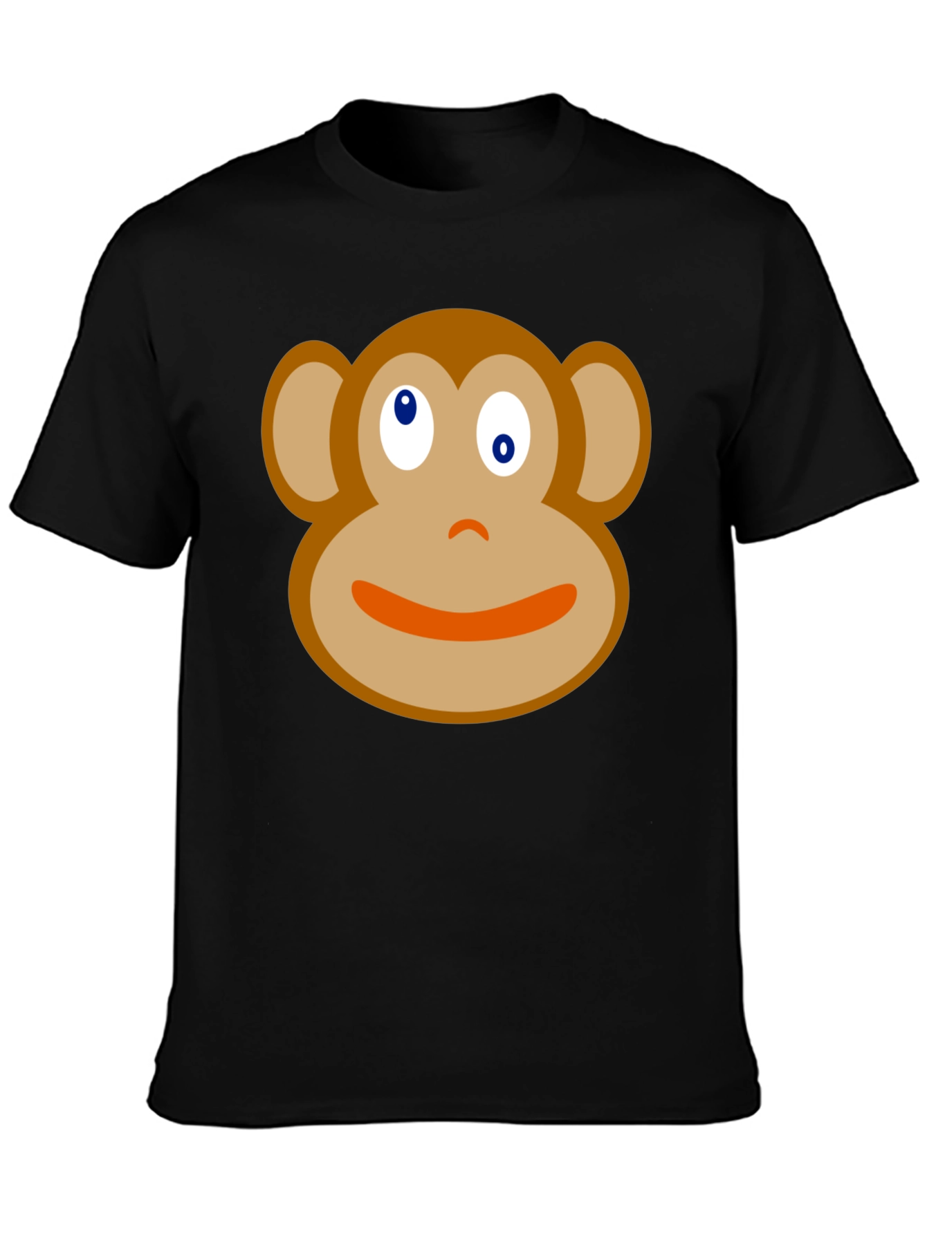 Monkey Face Graphic Tee - Soft Cotton Blend