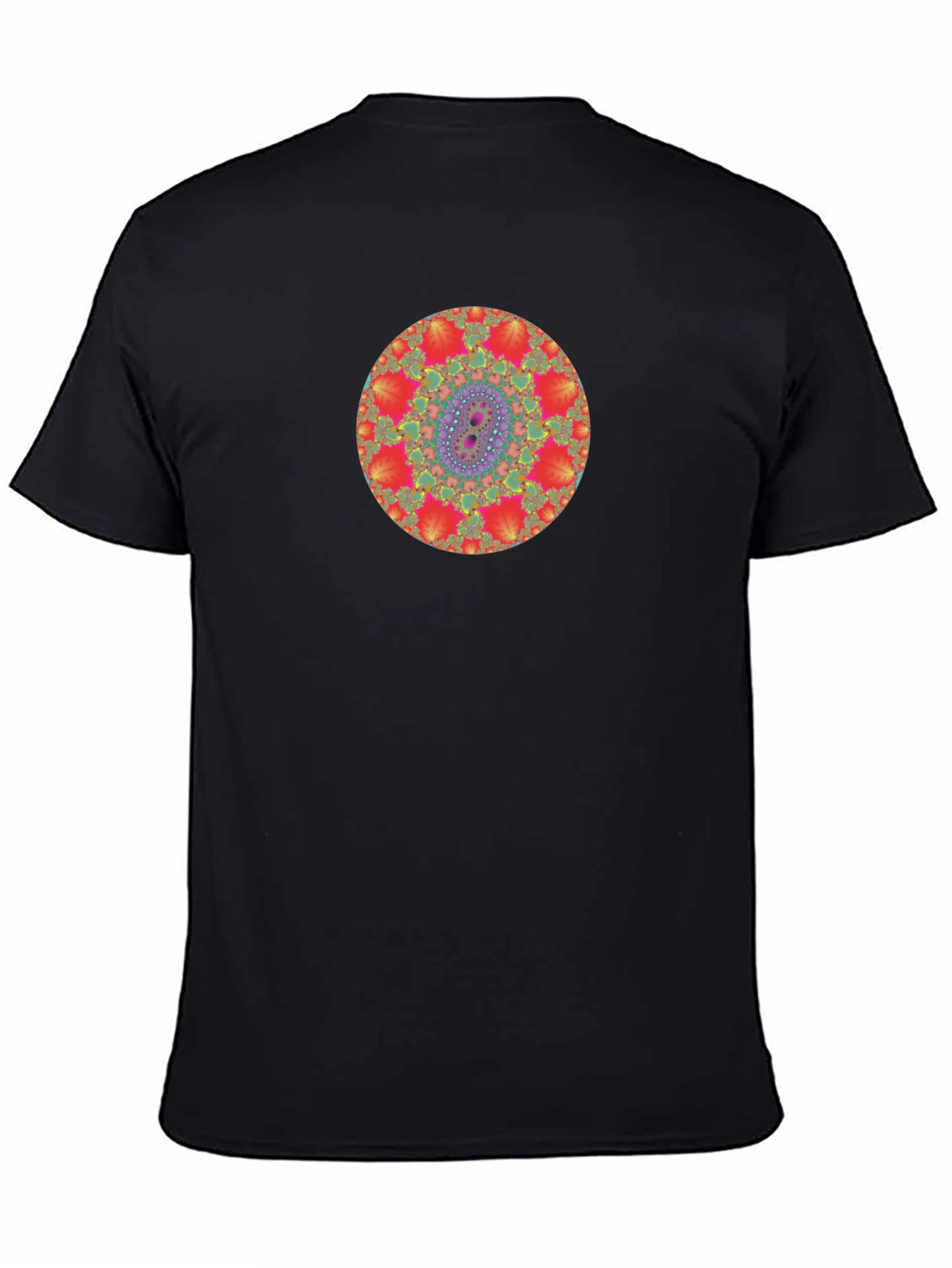 Fractal Mandala Graphic Tee - Unique Design