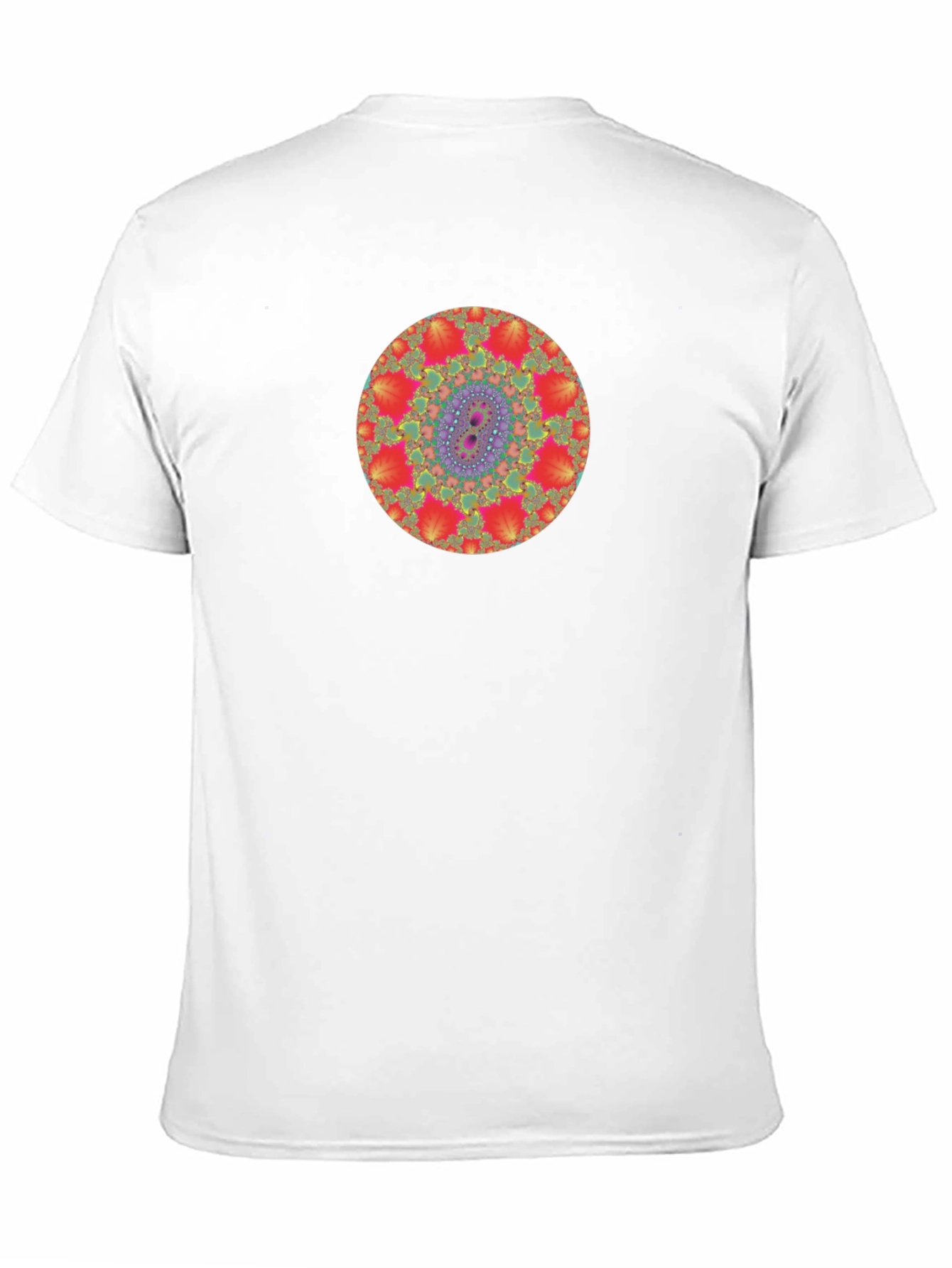 Fractal Mandala Graphic Tee - Unique Design