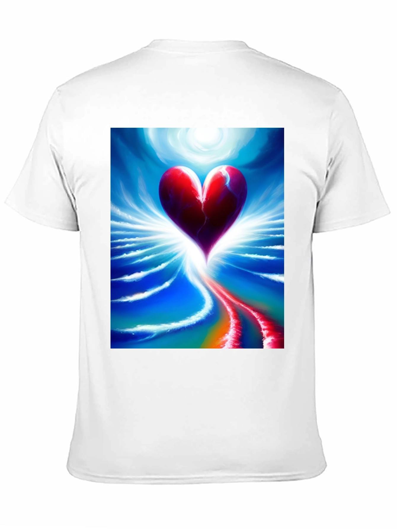 Heart Art Graphic Tee - Expressive Design