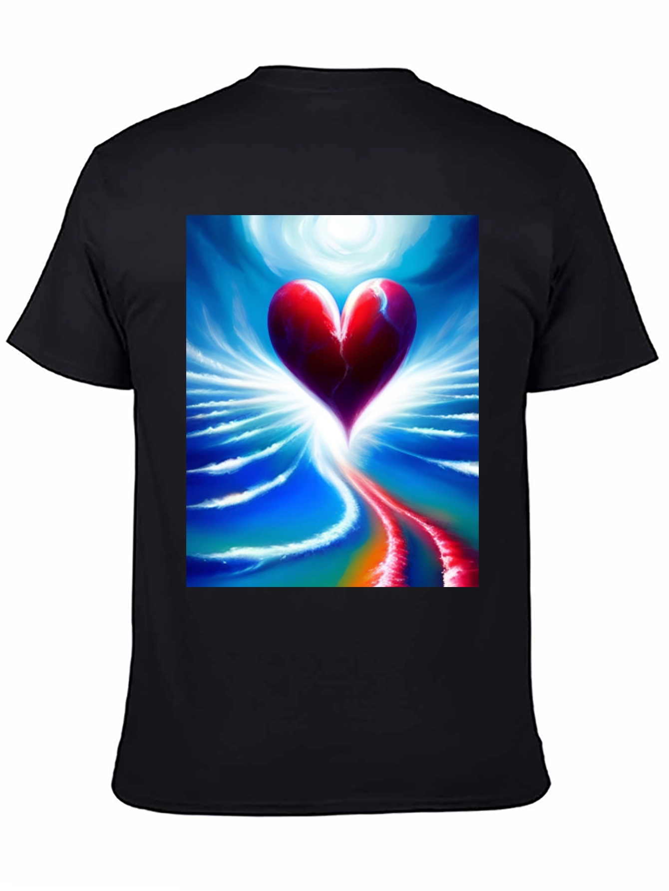 Heart Art Graphic Tee - Expressive Design