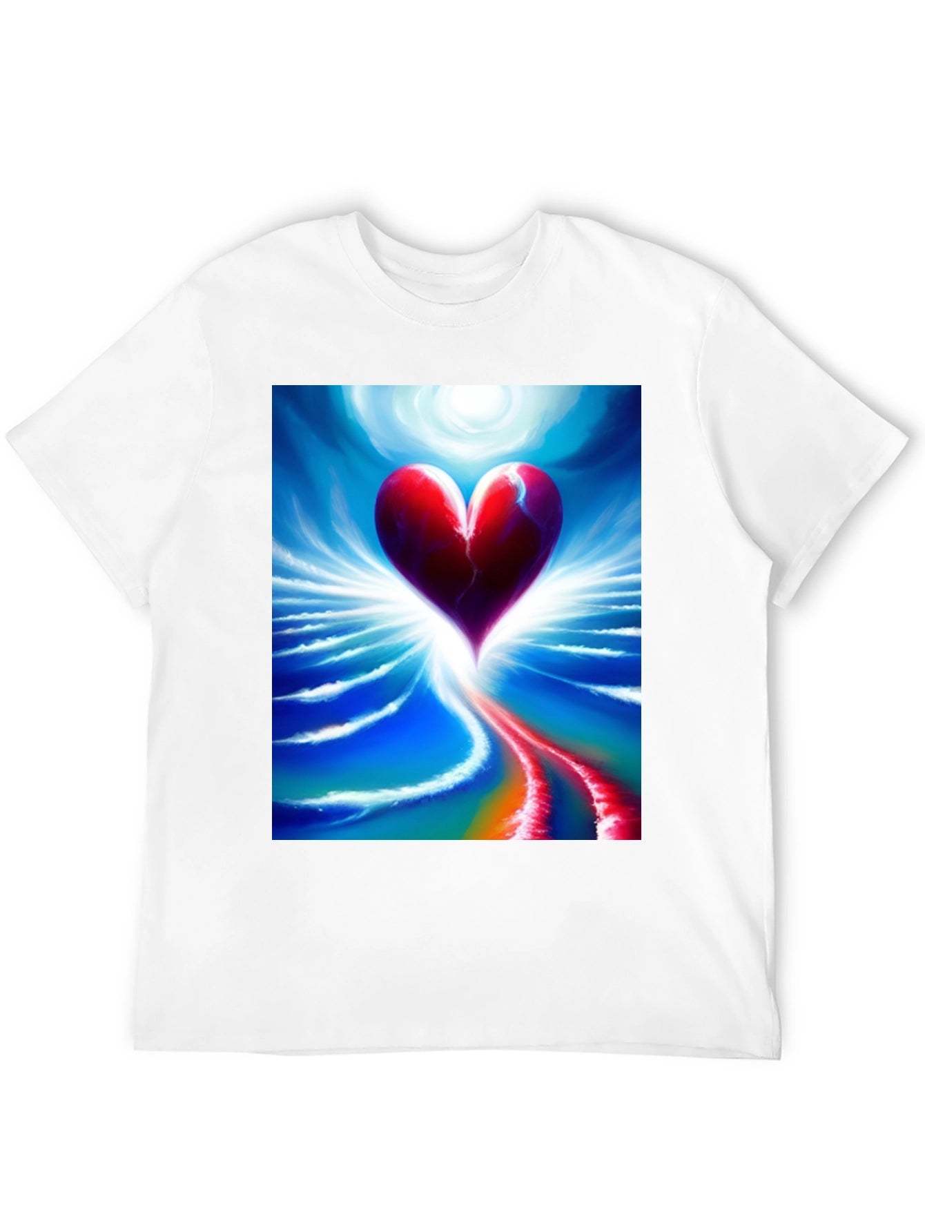 Heart Art Graphic Tee - Expressive Design