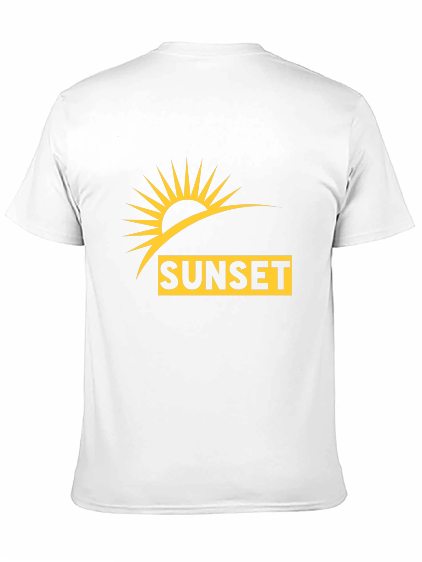 Sunset Graphic T-Shirt - Black Casual Wear