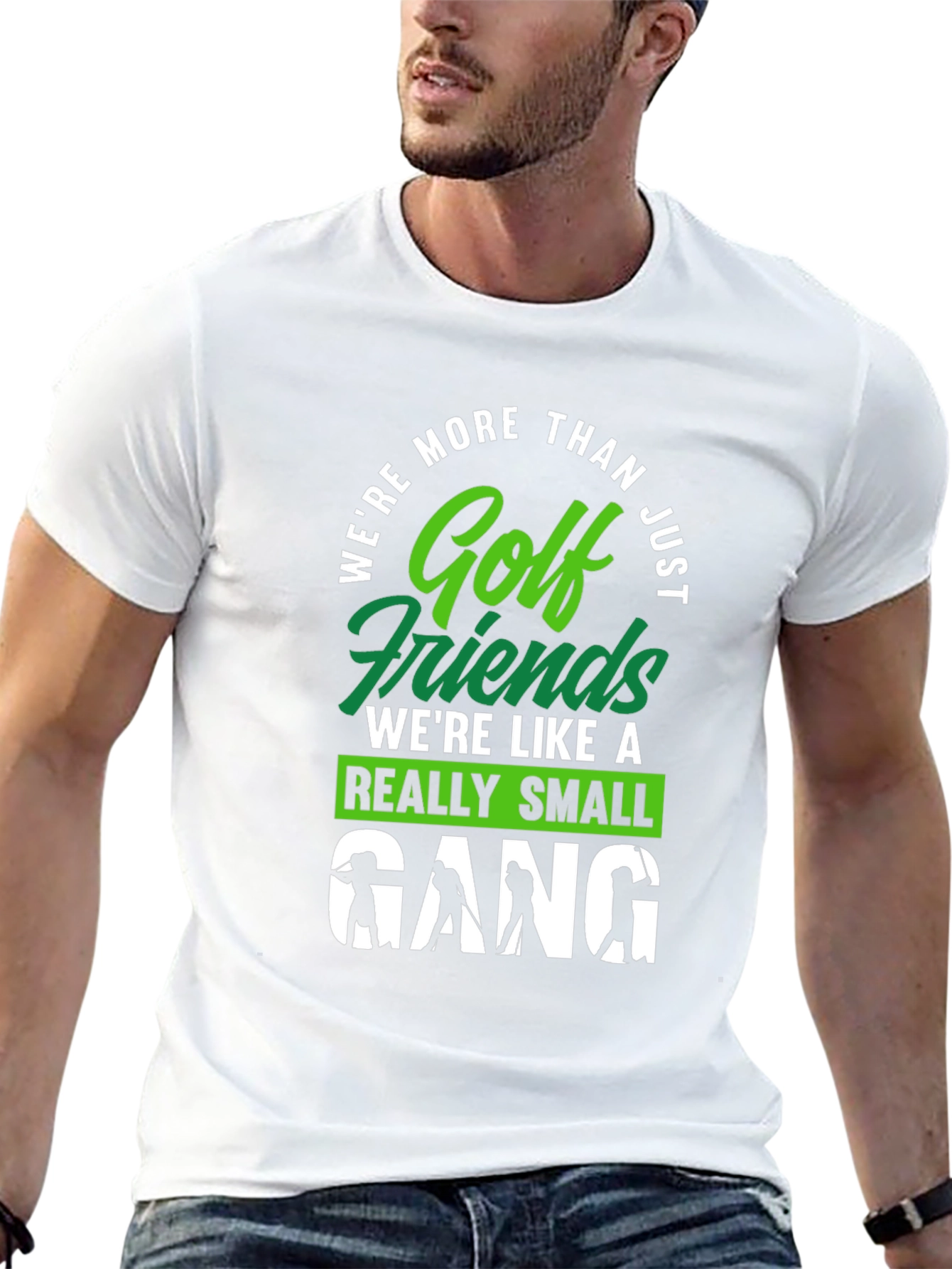 Golf Friends Gang T-Shirt - Funny Golfing Tee