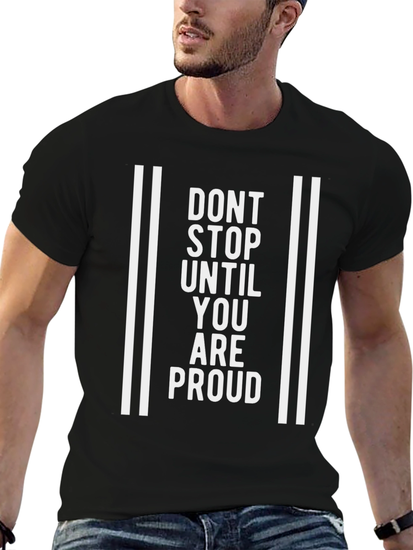 Motivational Dont Stop Graphic Tee