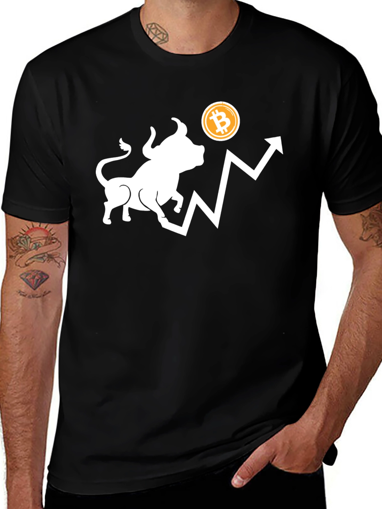 Bitcoin Bull Run T-Shirt - Crypto Investor Tee