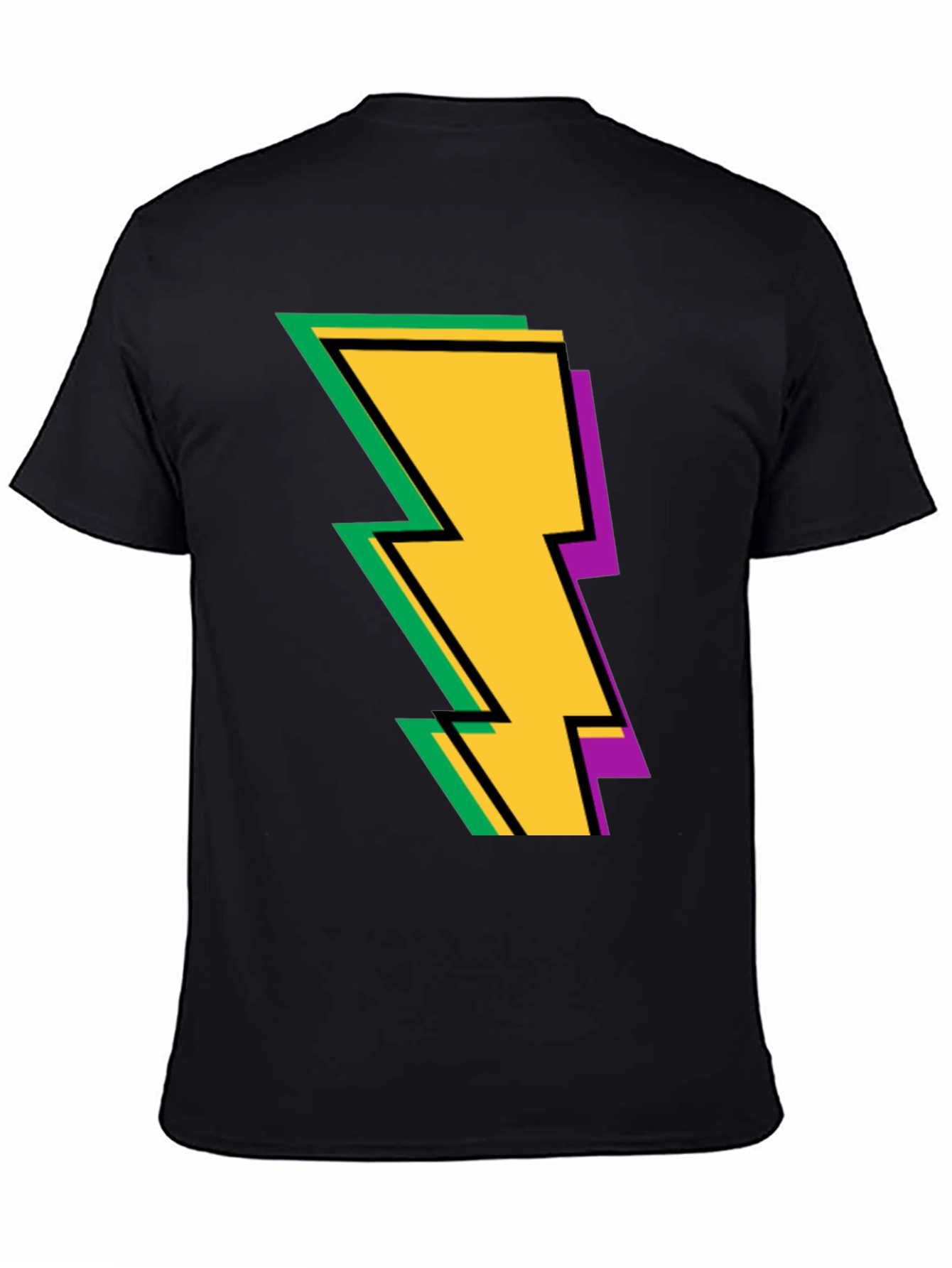 Lightning Bolt Graphic Tee - Bold and Stylish