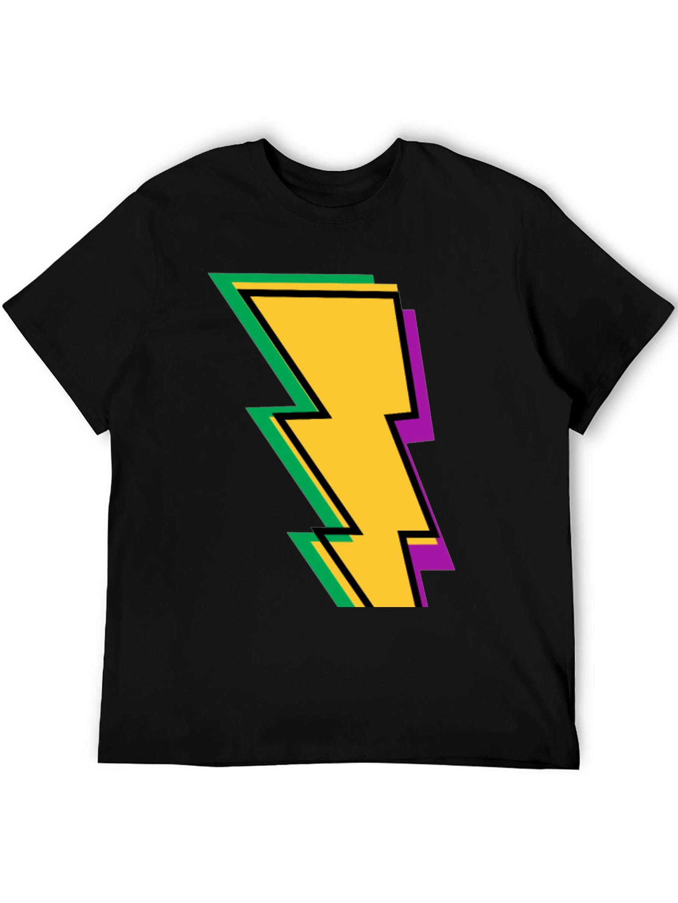 Lightning Bolt Graphic Tee - Bold and Stylish