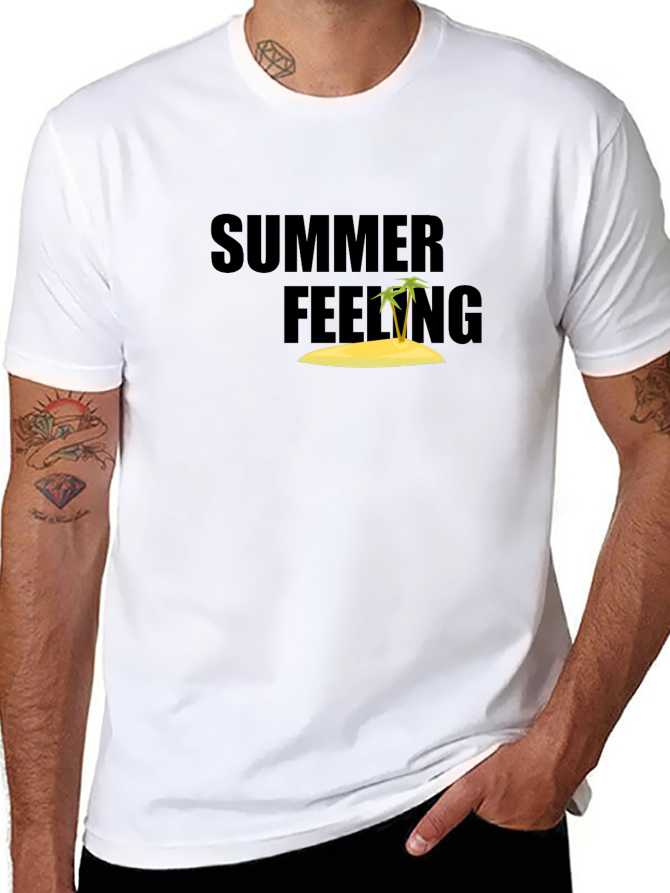 Summer Feeling T-Shirt - Island Graphic Tee